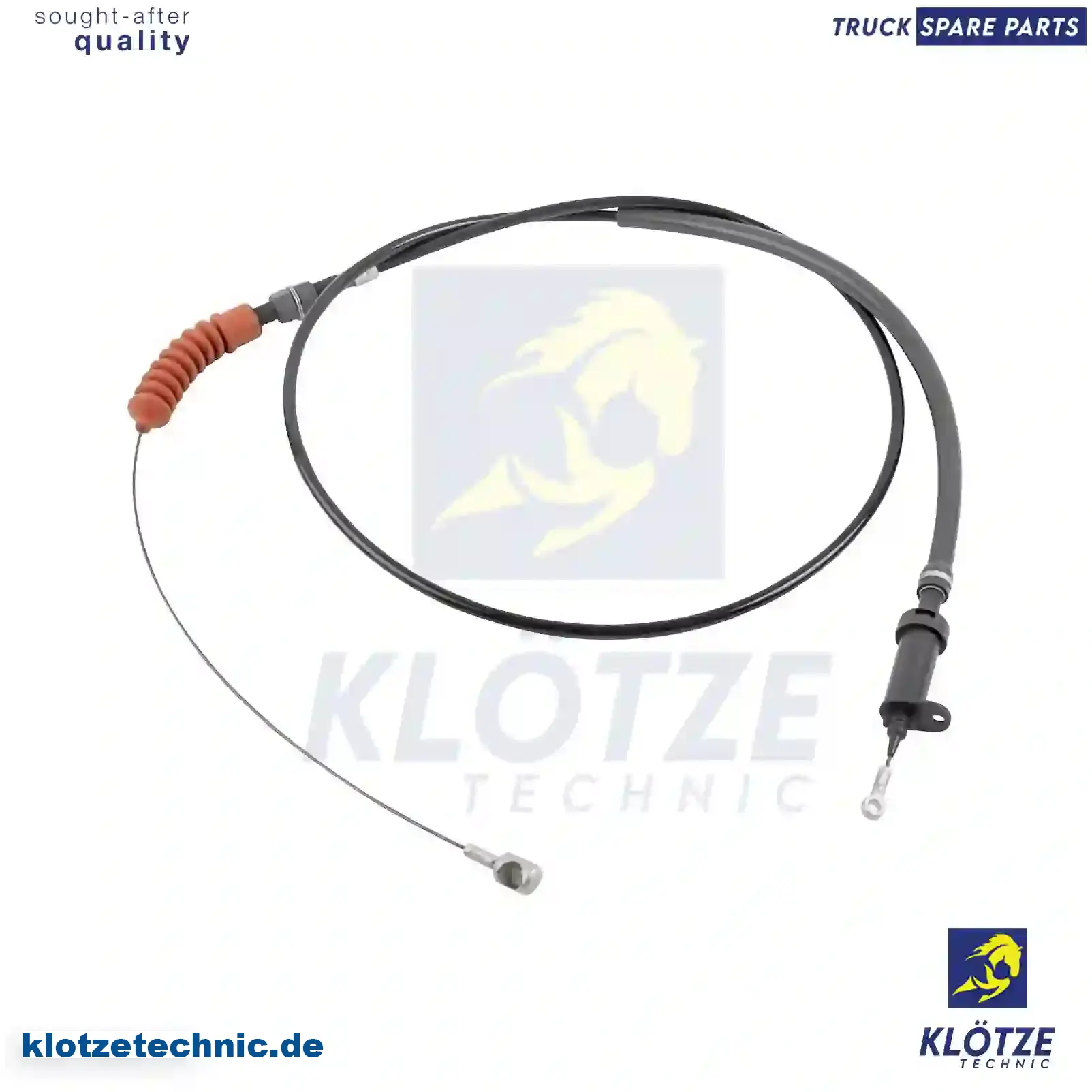 Throttle cable, 41021267, 984183 || Klötze Technic Spare Part | Engine, Accelerator Pedal, Camshaft, Connecting Rod, Crankcase, Crankshaft, Cylinder Head, Engine Suspension Mountings, Exhaust Manifold, Exhaust Gas Recirculation, Filter Kits, Flywheel Housing, General Overhaul Kits, Engine, Intake Manifold, Oil Cleaner, Oil Cooler, Oil Filter, Oil Pump, Oil Sump, Piston & Liner, Sensor & Switch, Timing Case, Turbocharger, Cooling System, Belt Tensioner, Coolant Filter, Coolant Pipe, Corrosion Prevention Agent, Drive, Expansion Tank, Fan, Intercooler, Monitors & Gauges, Radiator, Thermostat, V-Belt / Timing belt, Water Pump, Fuel System, Electronical Injector Unit, Feed Pump, Fuel Filter, cpl., Fuel Gauge Sender,  Fuel Line, Fuel Pump, Fuel Tank, Injection Line Kit, Injection Pump, Exhaust System, Clutch & Pedal, Gearbox, Propeller Shaft, Axles, Brake System, Hubs & Wheels, Suspension, Leaf Spring, Universal Parts / Accessories, Steering, Electrical System, Cabin