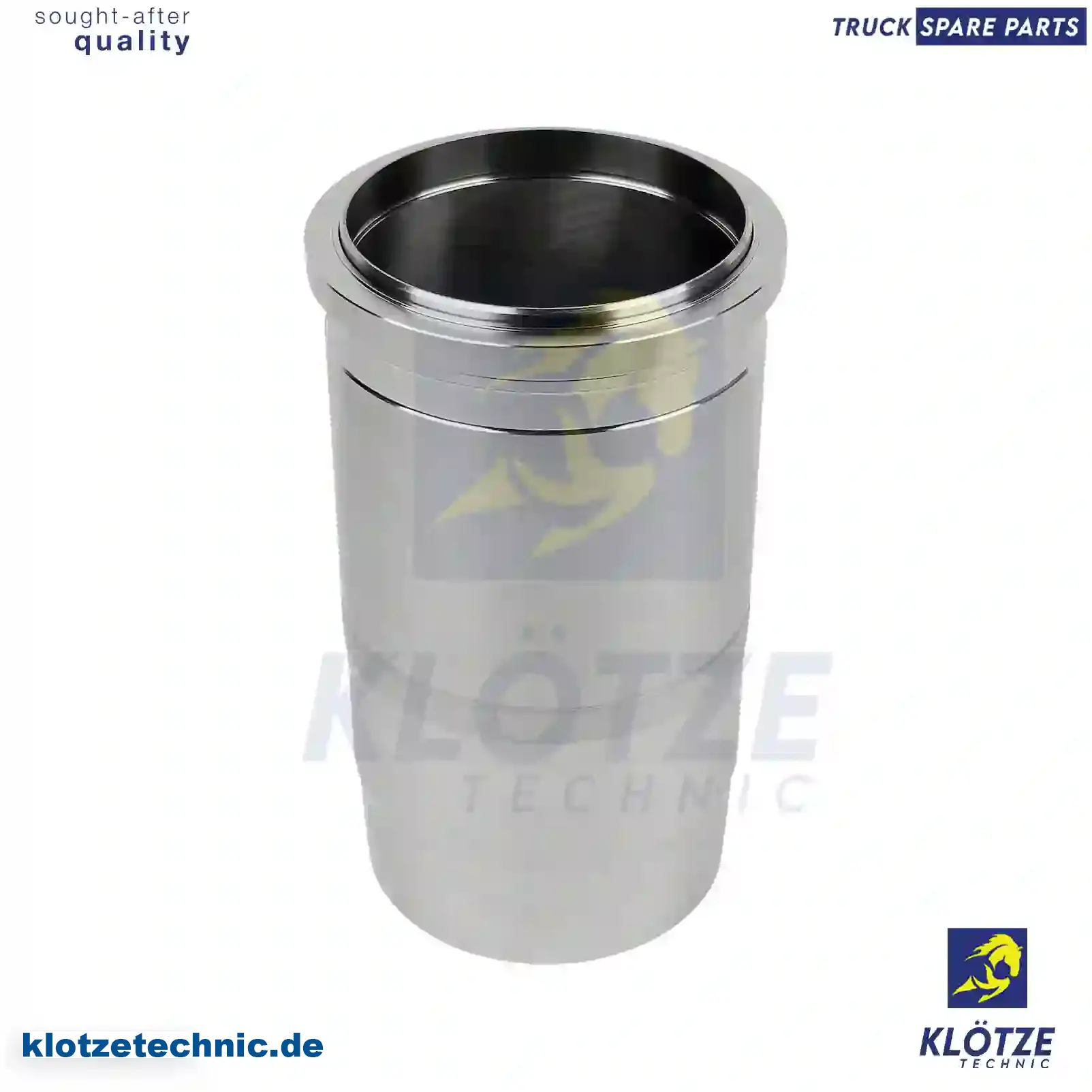 Cylinder liner, without seal rings,  || Klötze Technic Spare Part | Engine, Accelerator Pedal, Camshaft, Connecting Rod, Crankcase, Crankshaft, Cylinder Head, Engine Suspension Mountings, Exhaust Manifold, Exhaust Gas Recirculation, Filter Kits, Flywheel Housing, General Overhaul Kits, Engine, Intake Manifold, Oil Cleaner, Oil Cooler, Oil Filter, Oil Pump, Oil Sump, Piston & Liner, Sensor & Switch, Timing Case, Turbocharger, Cooling System, Belt Tensioner, Coolant Filter, Coolant Pipe, Corrosion Prevention Agent, Drive, Expansion Tank, Fan, Intercooler, Monitors & Gauges, Radiator, Thermostat, V-Belt / Timing belt, Water Pump, Fuel System, Electronical Injector Unit, Feed Pump, Fuel Filter, cpl., Fuel Gauge Sender,  Fuel Line, Fuel Pump, Fuel Tank, Injection Line Kit, Injection Pump, Exhaust System, Clutch & Pedal, Gearbox, Propeller Shaft, Axles, Brake System, Hubs & Wheels, Suspension, Leaf Spring, Universal Parts / Accessories, Steering, Electrical System, Cabin