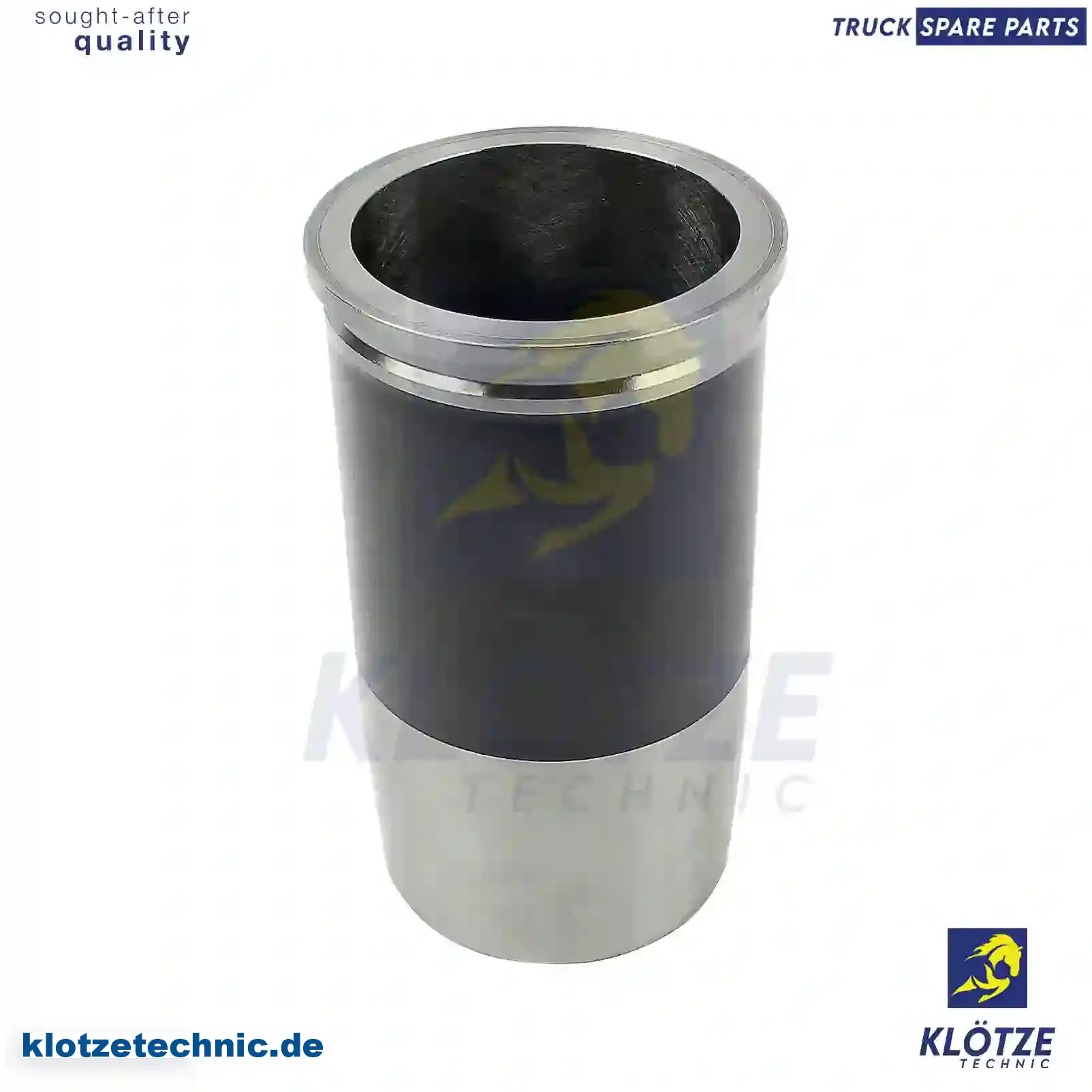 Cylinder liner, without seal rings, 51012010417 || Klötze Technic Spare Part | Engine, Accelerator Pedal, Camshaft, Connecting Rod, Crankcase, Crankshaft, Cylinder Head, Engine Suspension Mountings, Exhaust Manifold, Exhaust Gas Recirculation, Filter Kits, Flywheel Housing, General Overhaul Kits, Engine, Intake Manifold, Oil Cleaner, Oil Cooler, Oil Filter, Oil Pump, Oil Sump, Piston & Liner, Sensor & Switch, Timing Case, Turbocharger, Cooling System, Belt Tensioner, Coolant Filter, Coolant Pipe, Corrosion Prevention Agent, Drive, Expansion Tank, Fan, Intercooler, Monitors & Gauges, Radiator, Thermostat, V-Belt / Timing belt, Water Pump, Fuel System, Electronical Injector Unit, Feed Pump, Fuel Filter, cpl., Fuel Gauge Sender,  Fuel Line, Fuel Pump, Fuel Tank, Injection Line Kit, Injection Pump, Exhaust System, Clutch & Pedal, Gearbox, Propeller Shaft, Axles, Brake System, Hubs & Wheels, Suspension, Leaf Spring, Universal Parts / Accessories, Steering, Electrical System, Cabin