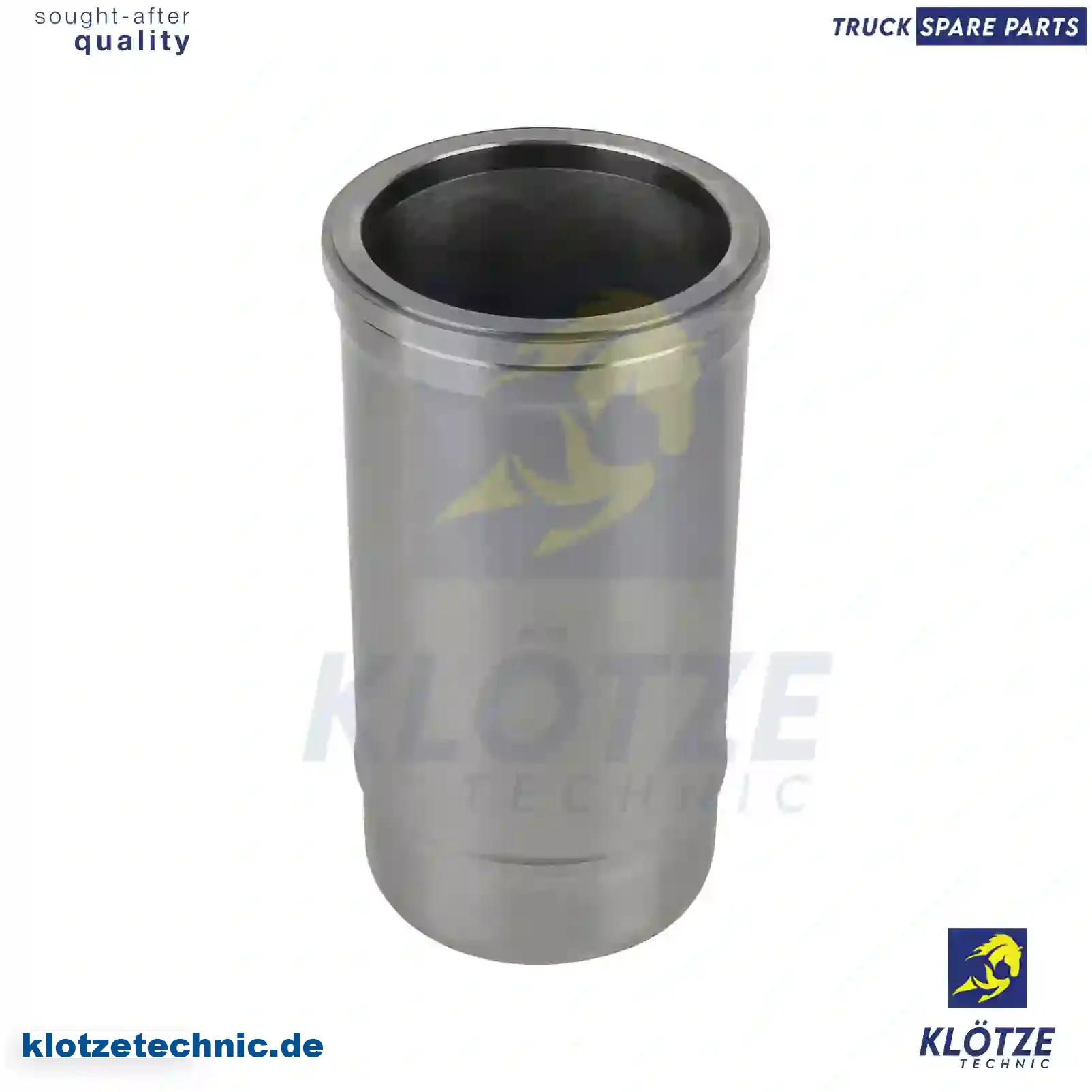 Cylinder liner, without seal rings, 1344720, , , || Klötze Technic Spare Part | Engine, Accelerator Pedal, Camshaft, Connecting Rod, Crankcase, Crankshaft, Cylinder Head, Engine Suspension Mountings, Exhaust Manifold, Exhaust Gas Recirculation, Filter Kits, Flywheel Housing, General Overhaul Kits, Engine, Intake Manifold, Oil Cleaner, Oil Cooler, Oil Filter, Oil Pump, Oil Sump, Piston & Liner, Sensor & Switch, Timing Case, Turbocharger, Cooling System, Belt Tensioner, Coolant Filter, Coolant Pipe, Corrosion Prevention Agent, Drive, Expansion Tank, Fan, Intercooler, Monitors & Gauges, Radiator, Thermostat, V-Belt / Timing belt, Water Pump, Fuel System, Electronical Injector Unit, Feed Pump, Fuel Filter, cpl., Fuel Gauge Sender,  Fuel Line, Fuel Pump, Fuel Tank, Injection Line Kit, Injection Pump, Exhaust System, Clutch & Pedal, Gearbox, Propeller Shaft, Axles, Brake System, Hubs & Wheels, Suspension, Leaf Spring, Universal Parts / Accessories, Steering, Electrical System, Cabin