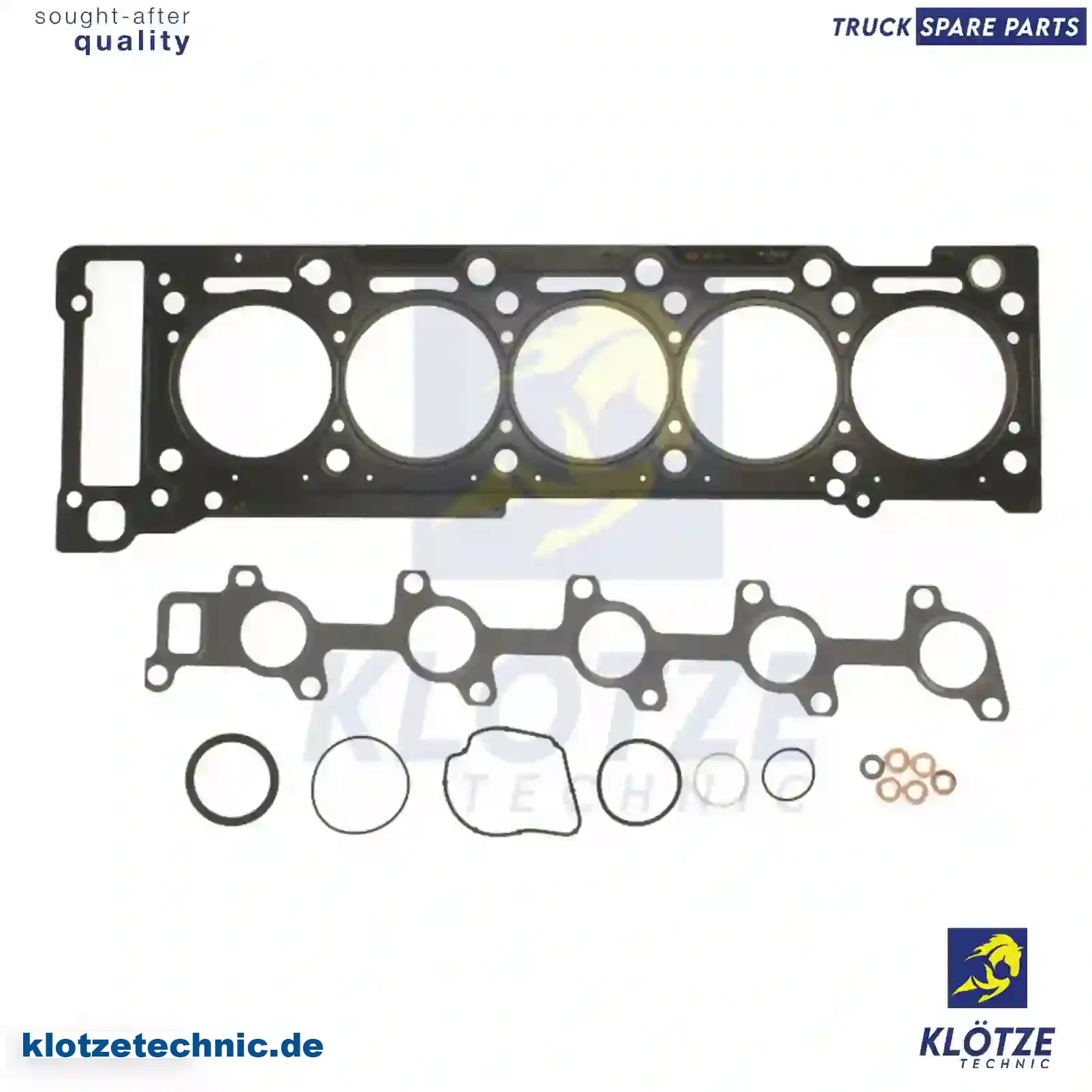 Cylinder head gasket kit, 6120101320, 61201 || Klötze Technic Spare Part | Engine, Accelerator Pedal, Camshaft, Connecting Rod, Crankcase, Crankshaft, Cylinder Head, Engine Suspension Mountings, Exhaust Manifold, Exhaust Gas Recirculation, Filter Kits, Flywheel Housing, General Overhaul Kits, Engine, Intake Manifold, Oil Cleaner, Oil Cooler, Oil Filter, Oil Pump, Oil Sump, Piston & Liner, Sensor & Switch, Timing Case, Turbocharger, Cooling System, Belt Tensioner, Coolant Filter, Coolant Pipe, Corrosion Prevention Agent, Drive, Expansion Tank, Fan, Intercooler, Monitors & Gauges, Radiator, Thermostat, V-Belt / Timing belt, Water Pump, Fuel System, Electronical Injector Unit, Feed Pump, Fuel Filter, cpl., Fuel Gauge Sender,  Fuel Line, Fuel Pump, Fuel Tank, Injection Line Kit, Injection Pump, Exhaust System, Clutch & Pedal, Gearbox, Propeller Shaft, Axles, Brake System, Hubs & Wheels, Suspension, Leaf Spring, Universal Parts / Accessories, Steering, Electrical System, Cabin