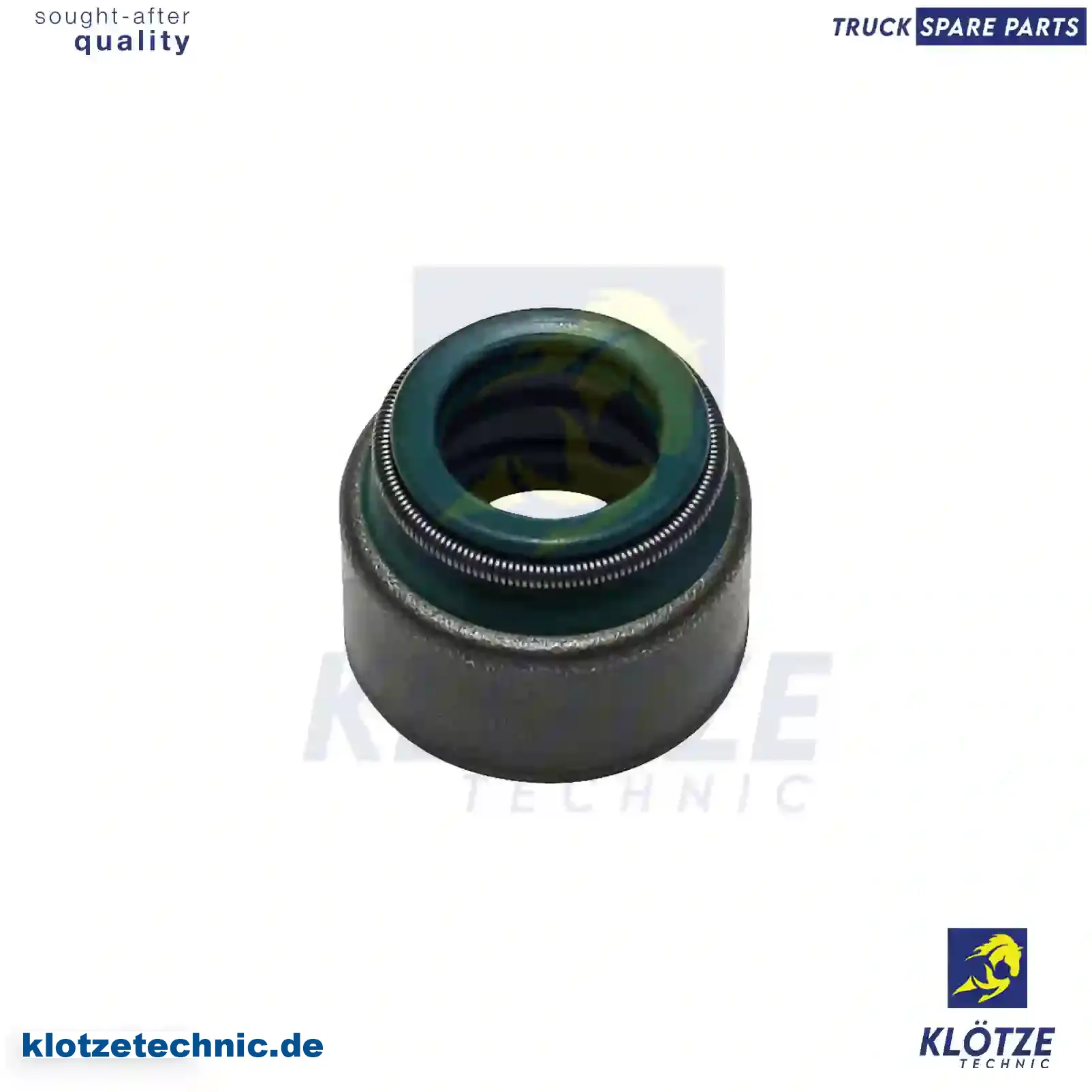 Valve stem seal, 51049020037, 0000535258, 0000535358, 0000535858, ZG02305-0008 || Klötze Technic Spare Part | Engine, Accelerator Pedal, Camshaft, Connecting Rod, Crankcase, Crankshaft, Cylinder Head, Engine Suspension Mountings, Exhaust Manifold, Exhaust Gas Recirculation, Filter Kits, Flywheel Housing, General Overhaul Kits, Engine, Intake Manifold, Oil Cleaner, Oil Cooler, Oil Filter, Oil Pump, Oil Sump, Piston & Liner, Sensor & Switch, Timing Case, Turbocharger, Cooling System, Belt Tensioner, Coolant Filter, Coolant Pipe, Corrosion Prevention Agent, Drive, Expansion Tank, Fan, Intercooler, Monitors & Gauges, Radiator, Thermostat, V-Belt / Timing belt, Water Pump, Fuel System, Electronical Injector Unit, Feed Pump, Fuel Filter, cpl., Fuel Gauge Sender,  Fuel Line, Fuel Pump, Fuel Tank, Injection Line Kit, Injection Pump, Exhaust System, Clutch & Pedal, Gearbox, Propeller Shaft, Axles, Brake System, Hubs & Wheels, Suspension, Leaf Spring, Universal Parts / Accessories, Steering, Electrical System, Cabin