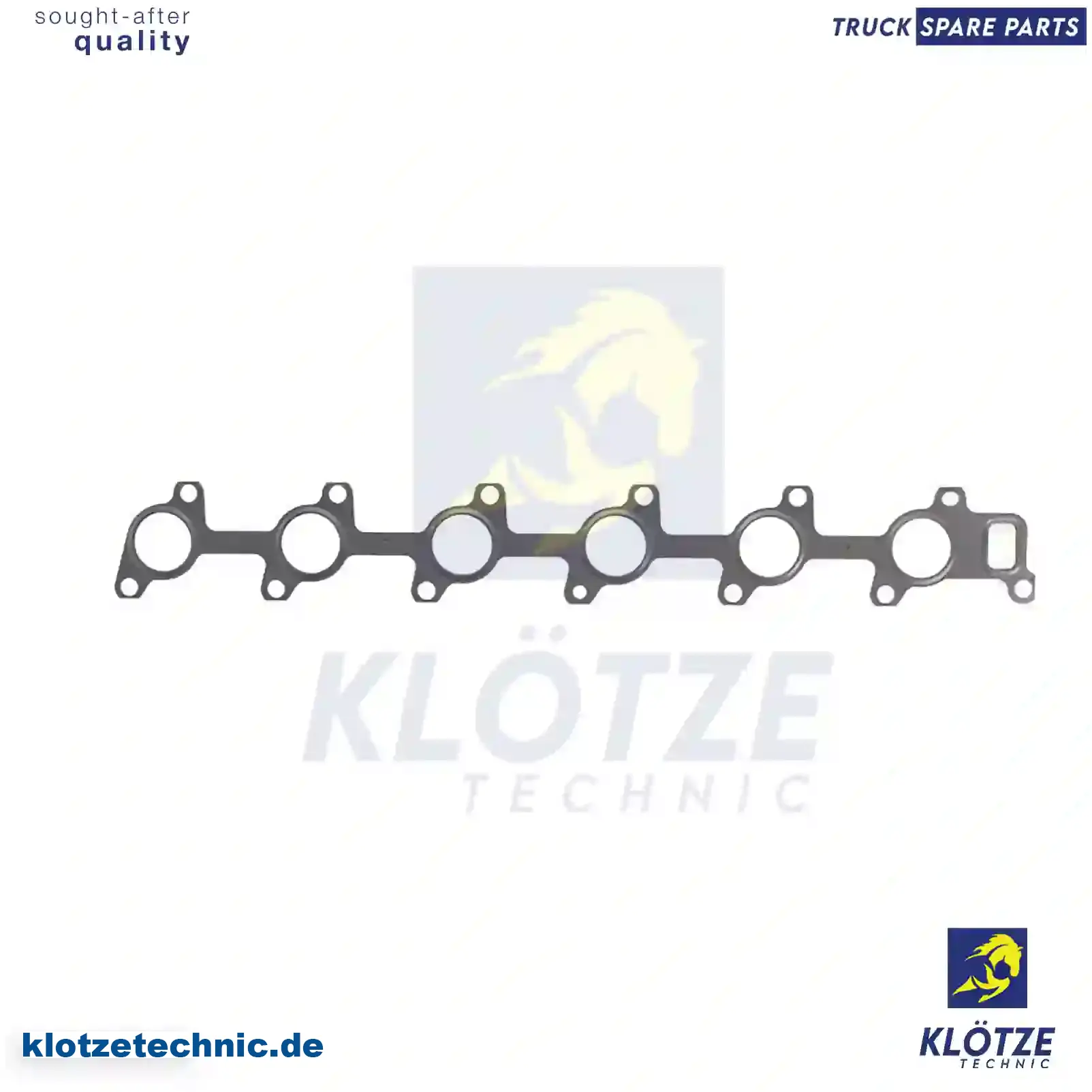 Gasket, exhaust manifold, 6131420480 || Klötze Technic Spare Part | Engine, Accelerator Pedal, Camshaft, Connecting Rod, Crankcase, Crankshaft, Cylinder Head, Engine Suspension Mountings, Exhaust Manifold, Exhaust Gas Recirculation, Filter Kits, Flywheel Housing, General Overhaul Kits, Engine, Intake Manifold, Oil Cleaner, Oil Cooler, Oil Filter, Oil Pump, Oil Sump, Piston & Liner, Sensor & Switch, Timing Case, Turbocharger, Cooling System, Belt Tensioner, Coolant Filter, Coolant Pipe, Corrosion Prevention Agent, Drive, Expansion Tank, Fan, Intercooler, Monitors & Gauges, Radiator, Thermostat, V-Belt / Timing belt, Water Pump, Fuel System, Electronical Injector Unit, Feed Pump, Fuel Filter, cpl., Fuel Gauge Sender,  Fuel Line, Fuel Pump, Fuel Tank, Injection Line Kit, Injection Pump, Exhaust System, Clutch & Pedal, Gearbox, Propeller Shaft, Axles, Brake System, Hubs & Wheels, Suspension, Leaf Spring, Universal Parts / Accessories, Steering, Electrical System, Cabin