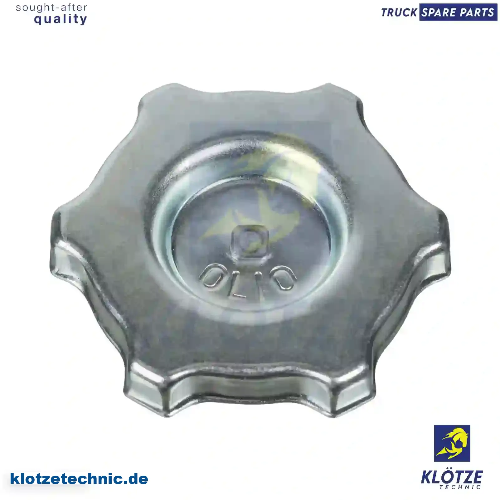 Oil filler cap, 025843, 04232606, 4232606, 98418980, 04232606, 4232606, 98418980, 025843 || Klötze Technic Spare Part | Engine, Accelerator Pedal, Camshaft, Connecting Rod, Crankcase, Crankshaft, Cylinder Head, Engine Suspension Mountings, Exhaust Manifold, Exhaust Gas Recirculation, Filter Kits, Flywheel Housing, General Overhaul Kits, Engine, Intake Manifold, Oil Cleaner, Oil Cooler, Oil Filter, Oil Pump, Oil Sump, Piston & Liner, Sensor & Switch, Timing Case, Turbocharger, Cooling System, Belt Tensioner, Coolant Filter, Coolant Pipe, Corrosion Prevention Agent, Drive, Expansion Tank, Fan, Intercooler, Monitors & Gauges, Radiator, Thermostat, V-Belt / Timing belt, Water Pump, Fuel System, Electronical Injector Unit, Feed Pump, Fuel Filter, cpl., Fuel Gauge Sender,  Fuel Line, Fuel Pump, Fuel Tank, Injection Line Kit, Injection Pump, Exhaust System, Clutch & Pedal, Gearbox, Propeller Shaft, Axles, Brake System, Hubs & Wheels, Suspension, Leaf Spring, Universal Parts / Accessories, Steering, Electrical System, Cabin