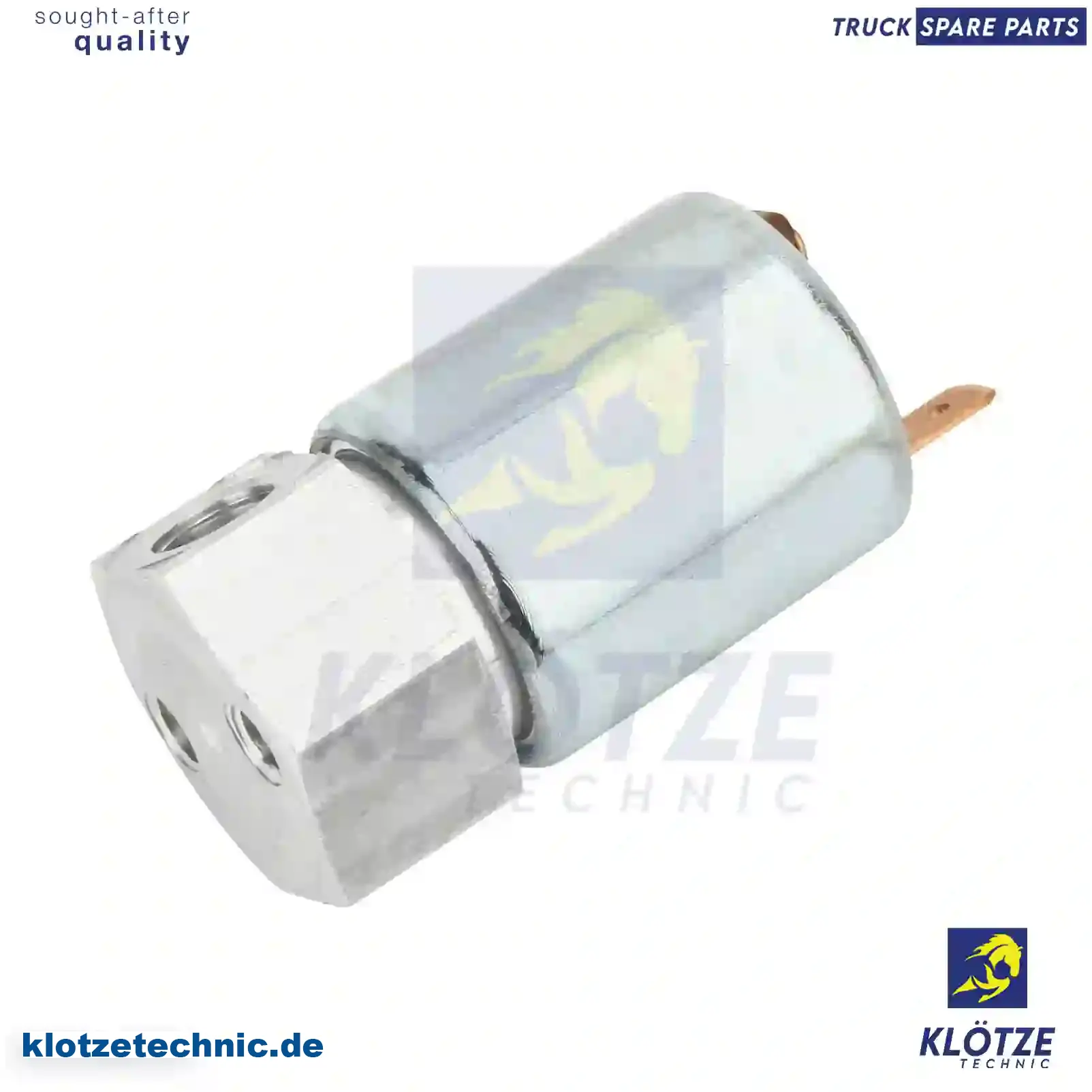 Solenoid valve, flame starter system, 01161133, 04754840, 08122190, N443360, 04754840, 01173776, 02416643, 08122190, 42487003, 01161133, 04754840, 08122190, 5004864, 51259020010, 51259020033, 51259020052, 51259020059, 51259029010, 81259026043, 85200010681, 0000781549, N0443360, 5000270882, 5000589867, 5001000333, 292190600, 0001116153, 0001116610, 79100710076, 002416643, 4754840 || Klötze Technic Spare Part | Engine, Accelerator Pedal, Camshaft, Connecting Rod, Crankcase, Crankshaft, Cylinder Head, Engine Suspension Mountings, Exhaust Manifold, Exhaust Gas Recirculation, Filter Kits, Flywheel Housing, General Overhaul Kits, Engine, Intake Manifold, Oil Cleaner, Oil Cooler, Oil Filter, Oil Pump, Oil Sump, Piston & Liner, Sensor & Switch, Timing Case, Turbocharger, Cooling System, Belt Tensioner, Coolant Filter, Coolant Pipe, Corrosion Prevention Agent, Drive, Expansion Tank, Fan, Intercooler, Monitors & Gauges, Radiator, Thermostat, V-Belt / Timing belt, Water Pump, Fuel System, Electronical Injector Unit, Feed Pump, Fuel Filter, cpl., Fuel Gauge Sender,  Fuel Line, Fuel Pump, Fuel Tank, Injection Line Kit, Injection Pump, Exhaust System, Clutch & Pedal, Gearbox, Propeller Shaft, Axles, Brake System, Hubs & Wheels, Suspension, Leaf Spring, Universal Parts / Accessories, Steering, Electrical System, Cabin