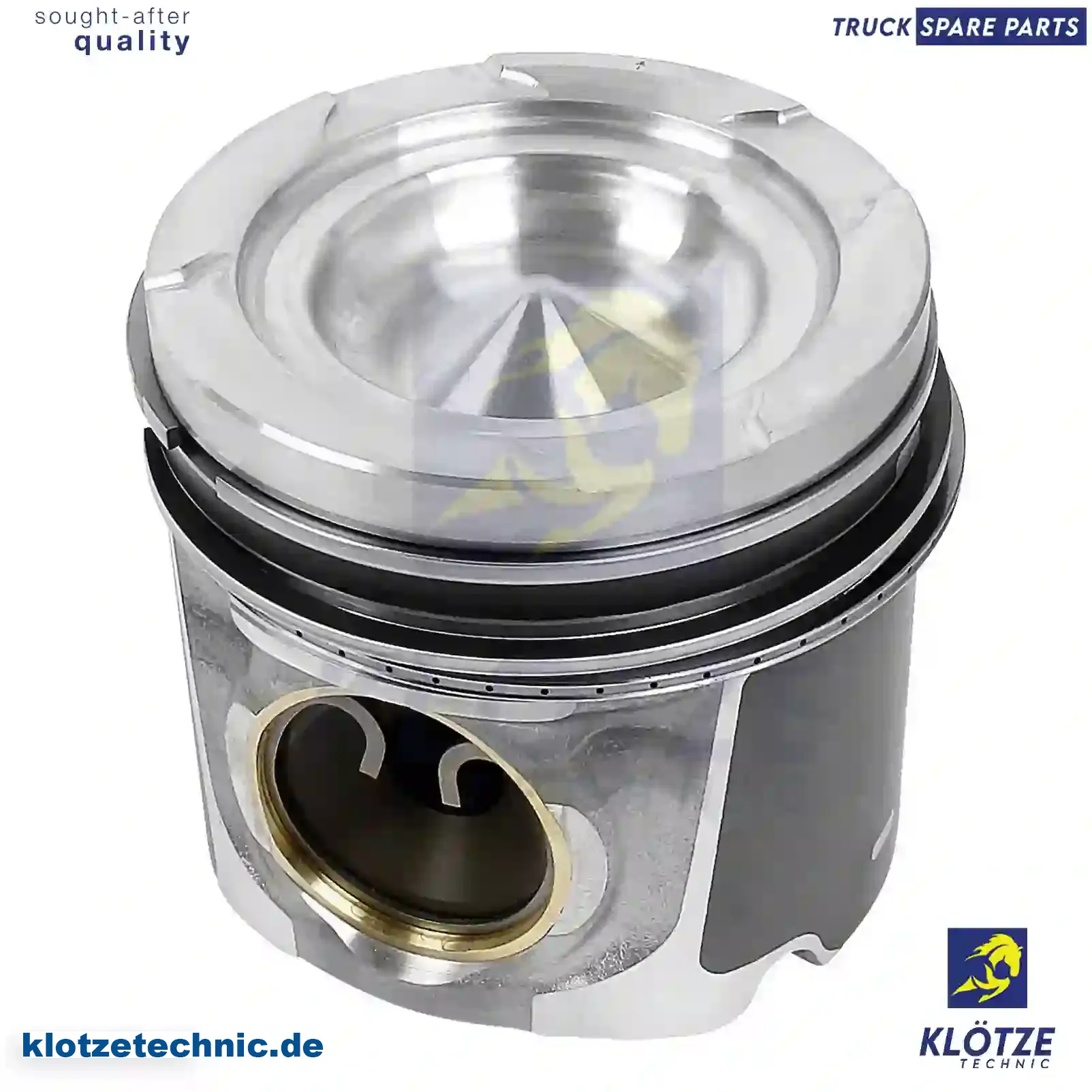 Piston, complete with rings, 51025006100, 51025006191, 51025006287, 51025006288, 51025110649, 2V5107067 || Klötze Technic Spare Part | Engine, Accelerator Pedal, Camshaft, Connecting Rod, Crankcase, Crankshaft, Cylinder Head, Engine Suspension Mountings, Exhaust Manifold, Exhaust Gas Recirculation, Filter Kits, Flywheel Housing, General Overhaul Kits, Engine, Intake Manifold, Oil Cleaner, Oil Cooler, Oil Filter, Oil Pump, Oil Sump, Piston & Liner, Sensor & Switch, Timing Case, Turbocharger, Cooling System, Belt Tensioner, Coolant Filter, Coolant Pipe, Corrosion Prevention Agent, Drive, Expansion Tank, Fan, Intercooler, Monitors & Gauges, Radiator, Thermostat, V-Belt / Timing belt, Water Pump, Fuel System, Electronical Injector Unit, Feed Pump, Fuel Filter, cpl., Fuel Gauge Sender,  Fuel Line, Fuel Pump, Fuel Tank, Injection Line Kit, Injection Pump, Exhaust System, Clutch & Pedal, Gearbox, Propeller Shaft, Axles, Brake System, Hubs & Wheels, Suspension, Leaf Spring, Universal Parts / Accessories, Steering, Electrical System, Cabin