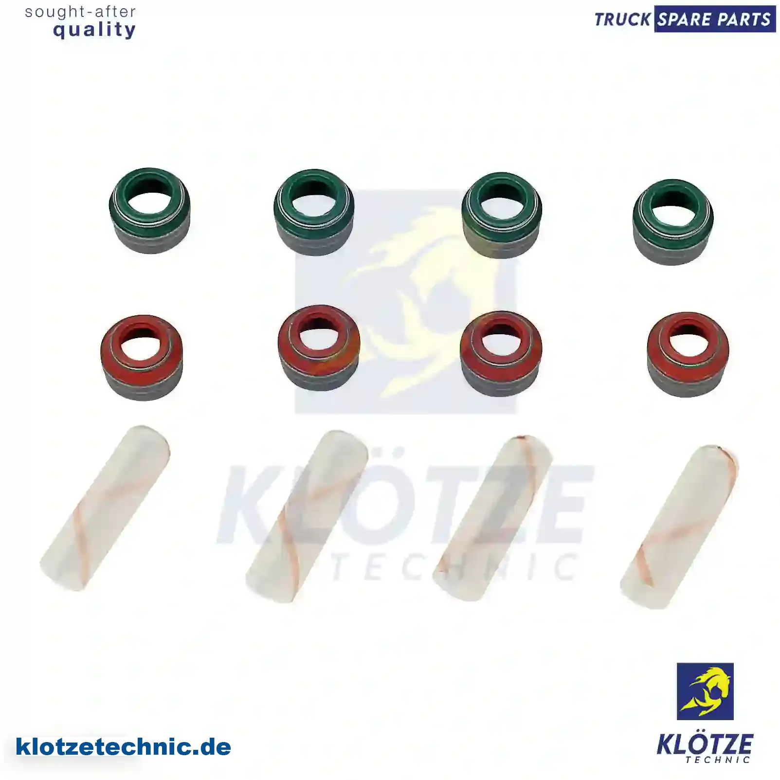 Kit, valve stem seals, 1020500058, 6010500067, ZG01394-0008 || Klötze Technic Spare Part | Engine, Accelerator Pedal, Camshaft, Connecting Rod, Crankcase, Crankshaft, Cylinder Head, Engine Suspension Mountings, Exhaust Manifold, Exhaust Gas Recirculation, Filter Kits, Flywheel Housing, General Overhaul Kits, Engine, Intake Manifold, Oil Cleaner, Oil Cooler, Oil Filter, Oil Pump, Oil Sump, Piston & Liner, Sensor & Switch, Timing Case, Turbocharger, Cooling System, Belt Tensioner, Coolant Filter, Coolant Pipe, Corrosion Prevention Agent, Drive, Expansion Tank, Fan, Intercooler, Monitors & Gauges, Radiator, Thermostat, V-Belt / Timing belt, Water Pump, Fuel System, Electronical Injector Unit, Feed Pump, Fuel Filter, cpl., Fuel Gauge Sender,  Fuel Line, Fuel Pump, Fuel Tank, Injection Line Kit, Injection Pump, Exhaust System, Clutch & Pedal, Gearbox, Propeller Shaft, Axles, Brake System, Hubs & Wheels, Suspension, Leaf Spring, Universal Parts / Accessories, Steering, Electrical System, Cabin