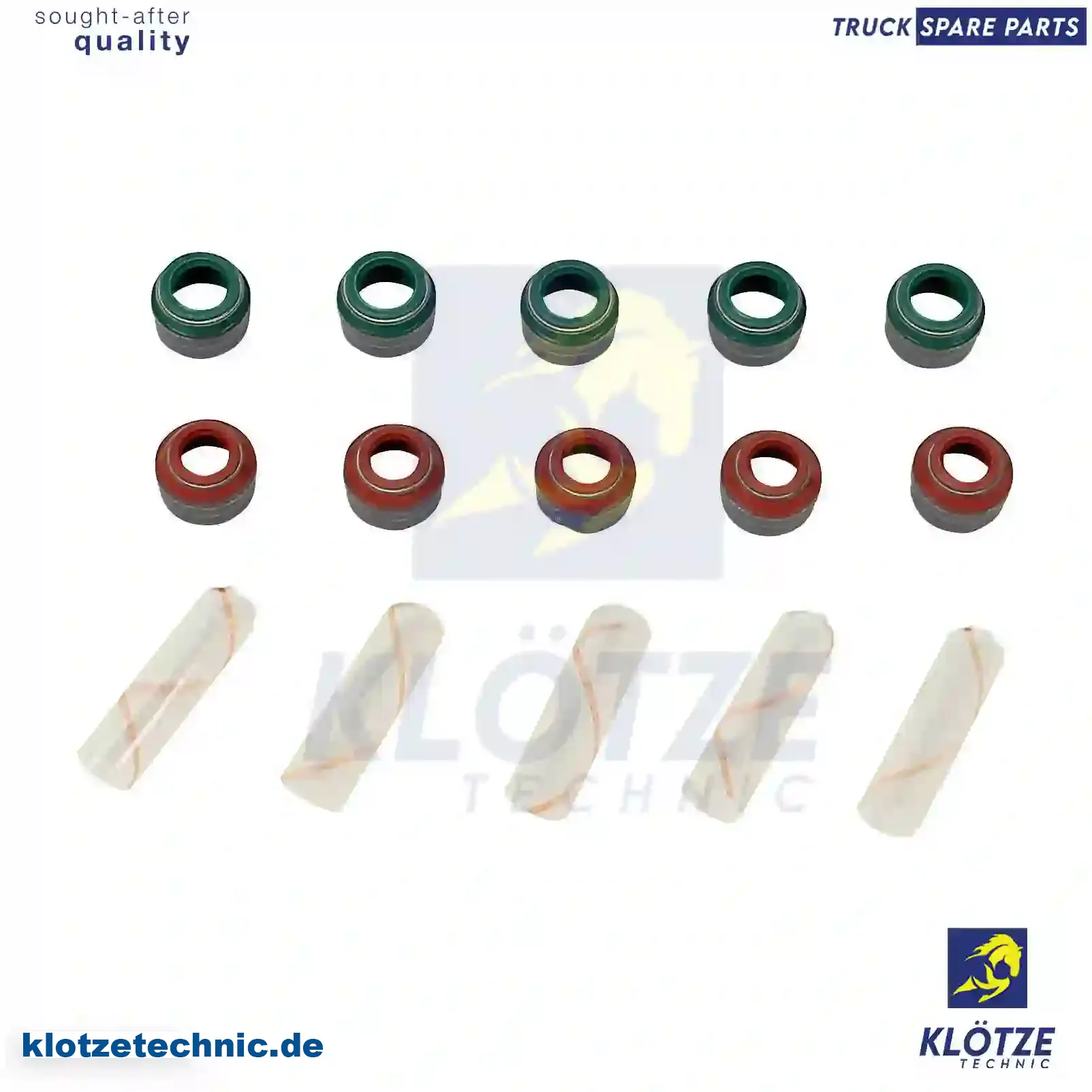 Kit, valve stem seals, 6020500058, 6020500067, ZG01395-0008 || Klötze Technic Spare Part | Engine, Accelerator Pedal, Camshaft, Connecting Rod, Crankcase, Crankshaft, Cylinder Head, Engine Suspension Mountings, Exhaust Manifold, Exhaust Gas Recirculation, Filter Kits, Flywheel Housing, General Overhaul Kits, Engine, Intake Manifold, Oil Cleaner, Oil Cooler, Oil Filter, Oil Pump, Oil Sump, Piston & Liner, Sensor & Switch, Timing Case, Turbocharger, Cooling System, Belt Tensioner, Coolant Filter, Coolant Pipe, Corrosion Prevention Agent, Drive, Expansion Tank, Fan, Intercooler, Monitors & Gauges, Radiator, Thermostat, V-Belt / Timing belt, Water Pump, Fuel System, Electronical Injector Unit, Feed Pump, Fuel Filter, cpl., Fuel Gauge Sender,  Fuel Line, Fuel Pump, Fuel Tank, Injection Line Kit, Injection Pump, Exhaust System, Clutch & Pedal, Gearbox, Propeller Shaft, Axles, Brake System, Hubs & Wheels, Suspension, Leaf Spring, Universal Parts / Accessories, Steering, Electrical System, Cabin