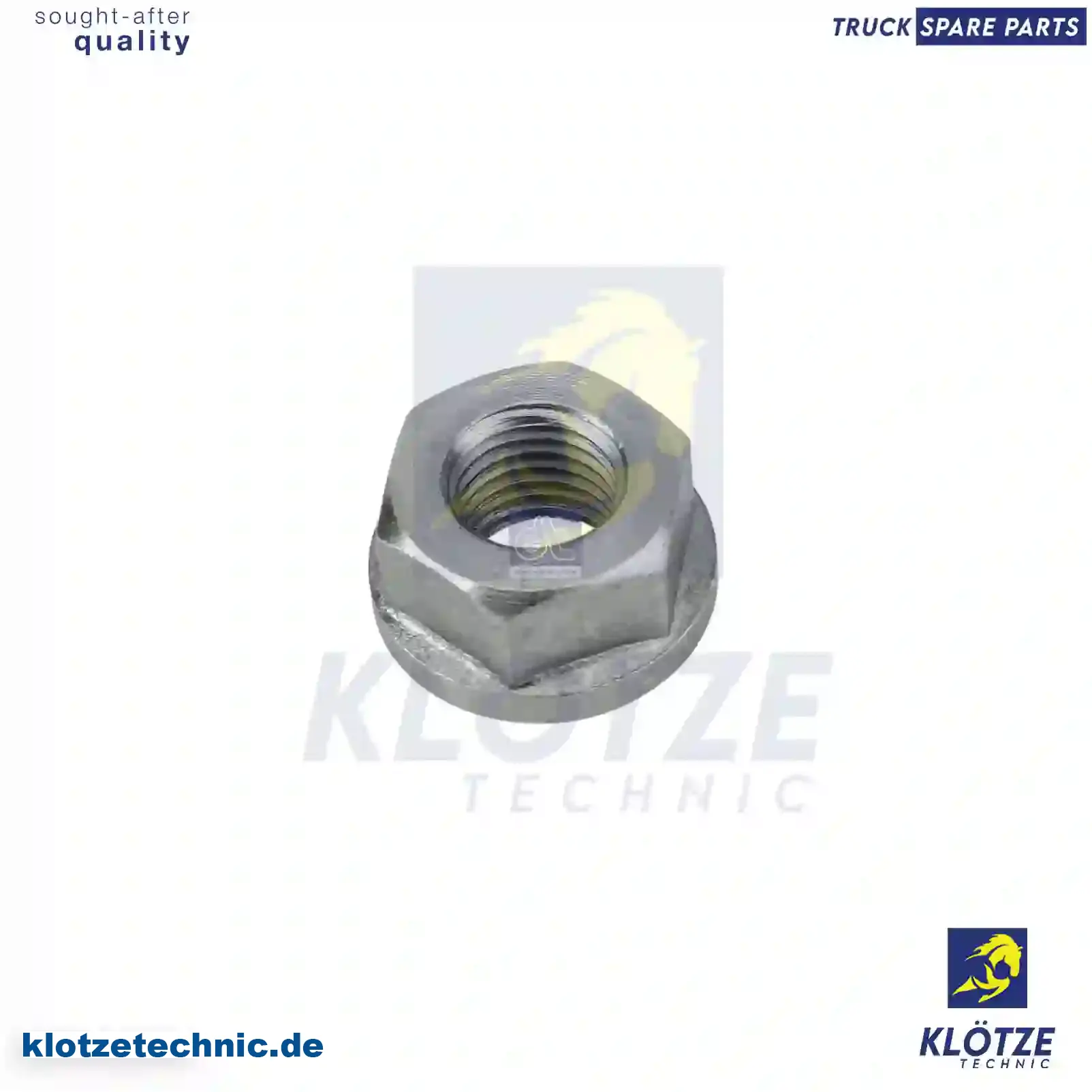 Connecting rod nut, 3150380072 || Klötze Technic Spare Part | Engine, Accelerator Pedal, Camshaft, Connecting Rod, Crankcase, Crankshaft, Cylinder Head, Engine Suspension Mountings, Exhaust Manifold, Exhaust Gas Recirculation, Filter Kits, Flywheel Housing, General Overhaul Kits, Engine, Intake Manifold, Oil Cleaner, Oil Cooler, Oil Filter, Oil Pump, Oil Sump, Piston & Liner, Sensor & Switch, Timing Case, Turbocharger, Cooling System, Belt Tensioner, Coolant Filter, Coolant Pipe, Corrosion Prevention Agent, Drive, Expansion Tank, Fan, Intercooler, Monitors & Gauges, Radiator, Thermostat, V-Belt / Timing belt, Water Pump, Fuel System, Electronical Injector Unit, Feed Pump, Fuel Filter, cpl., Fuel Gauge Sender,  Fuel Line, Fuel Pump, Fuel Tank, Injection Line Kit, Injection Pump, Exhaust System, Clutch & Pedal, Gearbox, Propeller Shaft, Axles, Brake System, Hubs & Wheels, Suspension, Leaf Spring, Universal Parts / Accessories, Steering, Electrical System, Cabin