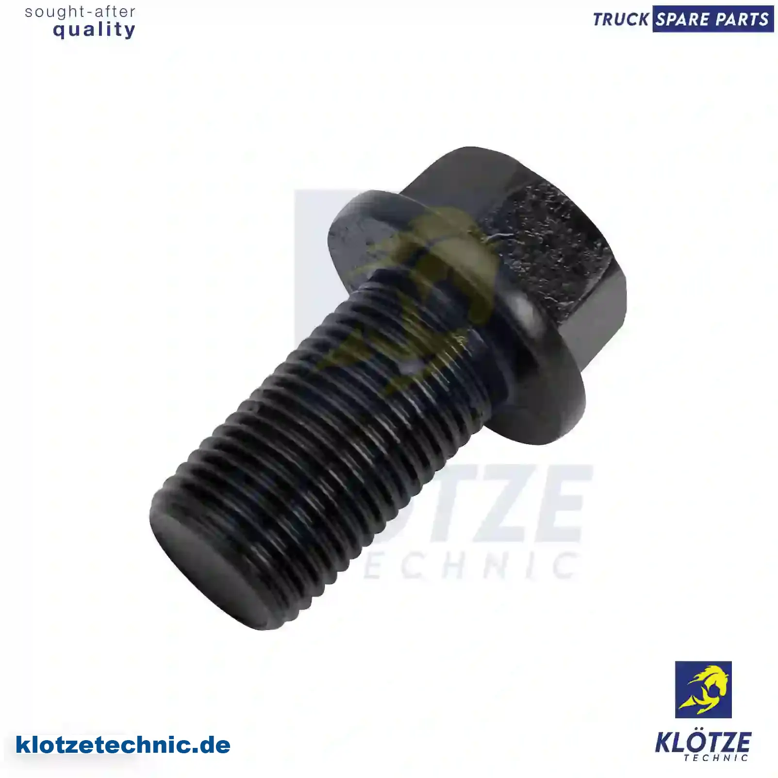 Screw, 51900200135, 51900200136, 4039900204, 4220350071, 4220350204 || Klötze Technic Spare Part | Engine, Accelerator Pedal, Camshaft, Connecting Rod, Crankcase, Crankshaft, Cylinder Head, Engine Suspension Mountings, Exhaust Manifold, Exhaust Gas Recirculation, Filter Kits, Flywheel Housing, General Overhaul Kits, Engine, Intake Manifold, Oil Cleaner, Oil Cooler, Oil Filter, Oil Pump, Oil Sump, Piston & Liner, Sensor & Switch, Timing Case, Turbocharger, Cooling System, Belt Tensioner, Coolant Filter, Coolant Pipe, Corrosion Prevention Agent, Drive, Expansion Tank, Fan, Intercooler, Monitors & Gauges, Radiator, Thermostat, V-Belt / Timing belt, Water Pump, Fuel System, Electronical Injector Unit, Feed Pump, Fuel Filter, cpl., Fuel Gauge Sender,  Fuel Line, Fuel Pump, Fuel Tank, Injection Line Kit, Injection Pump, Exhaust System, Clutch & Pedal, Gearbox, Propeller Shaft, Axles, Brake System, Hubs & Wheels, Suspension, Leaf Spring, Universal Parts / Accessories, Steering, Electrical System, Cabin