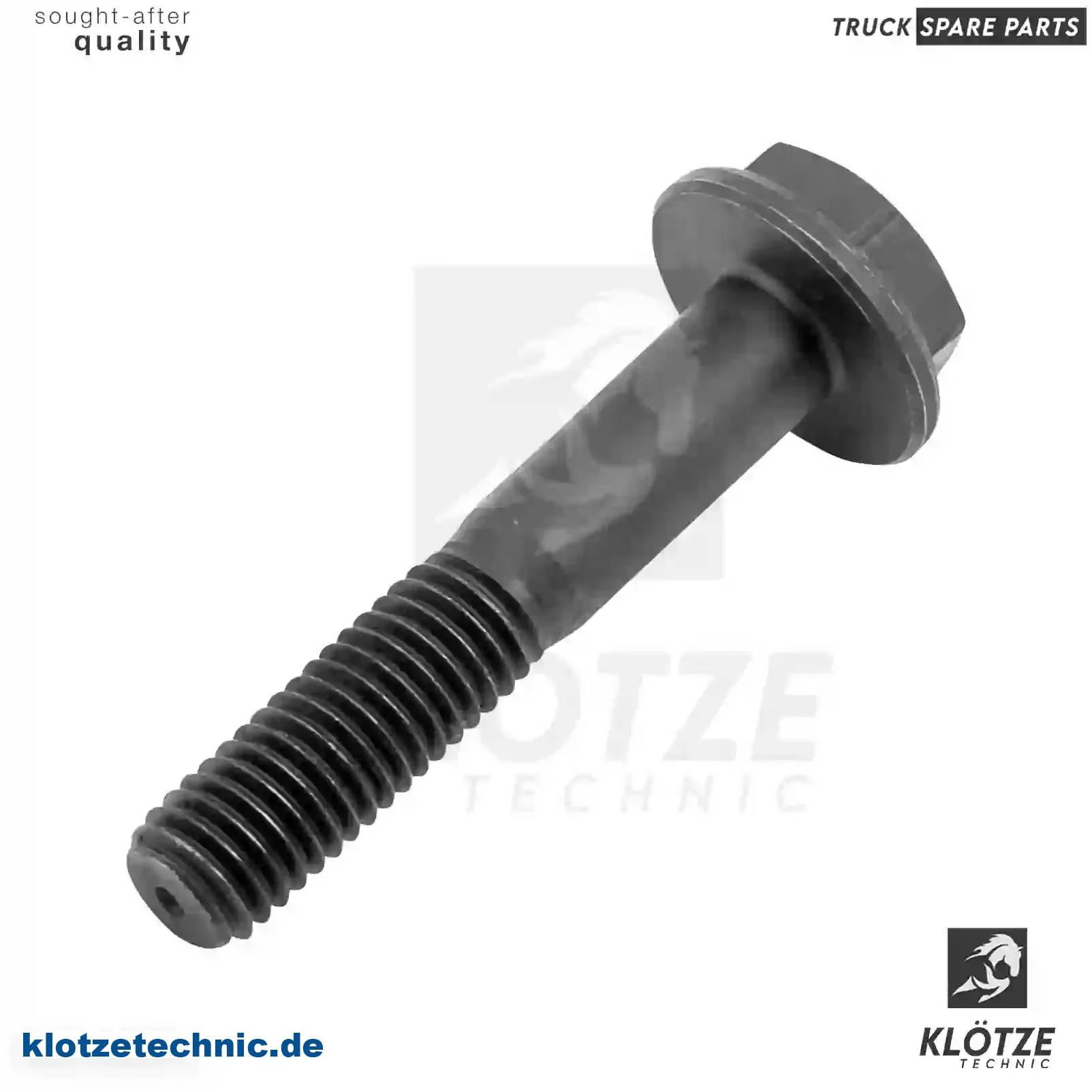 Screw, 51900200130, 0029907700, 4039900004, 4039900304 || Klötze Technic Spare Part | Engine, Accelerator Pedal, Camshaft, Connecting Rod, Crankcase, Crankshaft, Cylinder Head, Engine Suspension Mountings, Exhaust Manifold, Exhaust Gas Recirculation, Filter Kits, Flywheel Housing, General Overhaul Kits, Engine, Intake Manifold, Oil Cleaner, Oil Cooler, Oil Filter, Oil Pump, Oil Sump, Piston & Liner, Sensor & Switch, Timing Case, Turbocharger, Cooling System, Belt Tensioner, Coolant Filter, Coolant Pipe, Corrosion Prevention Agent, Drive, Expansion Tank, Fan, Intercooler, Monitors & Gauges, Radiator, Thermostat, V-Belt / Timing belt, Water Pump, Fuel System, Electronical Injector Unit, Feed Pump, Fuel Filter, cpl., Fuel Gauge Sender,  Fuel Line, Fuel Pump, Fuel Tank, Injection Line Kit, Injection Pump, Exhaust System, Clutch & Pedal, Gearbox, Propeller Shaft, Axles, Brake System, Hubs & Wheels, Suspension, Leaf Spring, Universal Parts / Accessories, Steering, Electrical System, Cabin