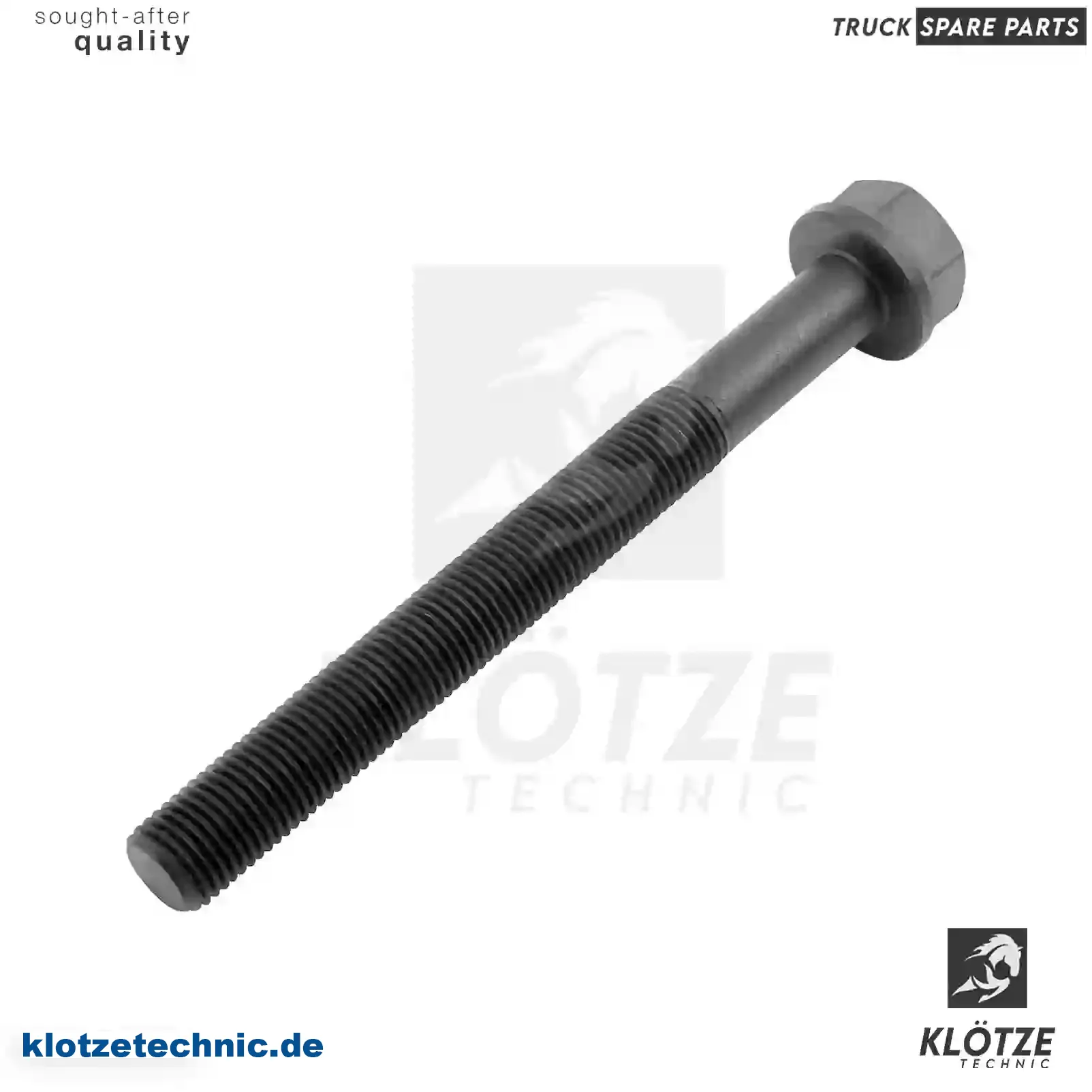 Screw, 5410110071, 54101 || Klötze Technic Spare Part | Engine, Accelerator Pedal, Camshaft, Connecting Rod, Crankcase, Crankshaft, Cylinder Head, Engine Suspension Mountings, Exhaust Manifold, Exhaust Gas Recirculation, Filter Kits, Flywheel Housing, General Overhaul Kits, Engine, Intake Manifold, Oil Cleaner, Oil Cooler, Oil Filter, Oil Pump, Oil Sump, Piston & Liner, Sensor & Switch, Timing Case, Turbocharger, Cooling System, Belt Tensioner, Coolant Filter, Coolant Pipe, Corrosion Prevention Agent, Drive, Expansion Tank, Fan, Intercooler, Monitors & Gauges, Radiator, Thermostat, V-Belt / Timing belt, Water Pump, Fuel System, Electronical Injector Unit, Feed Pump, Fuel Filter, cpl., Fuel Gauge Sender,  Fuel Line, Fuel Pump, Fuel Tank, Injection Line Kit, Injection Pump, Exhaust System, Clutch & Pedal, Gearbox, Propeller Shaft, Axles, Brake System, Hubs & Wheels, Suspension, Leaf Spring, Universal Parts / Accessories, Steering, Electrical System, Cabin