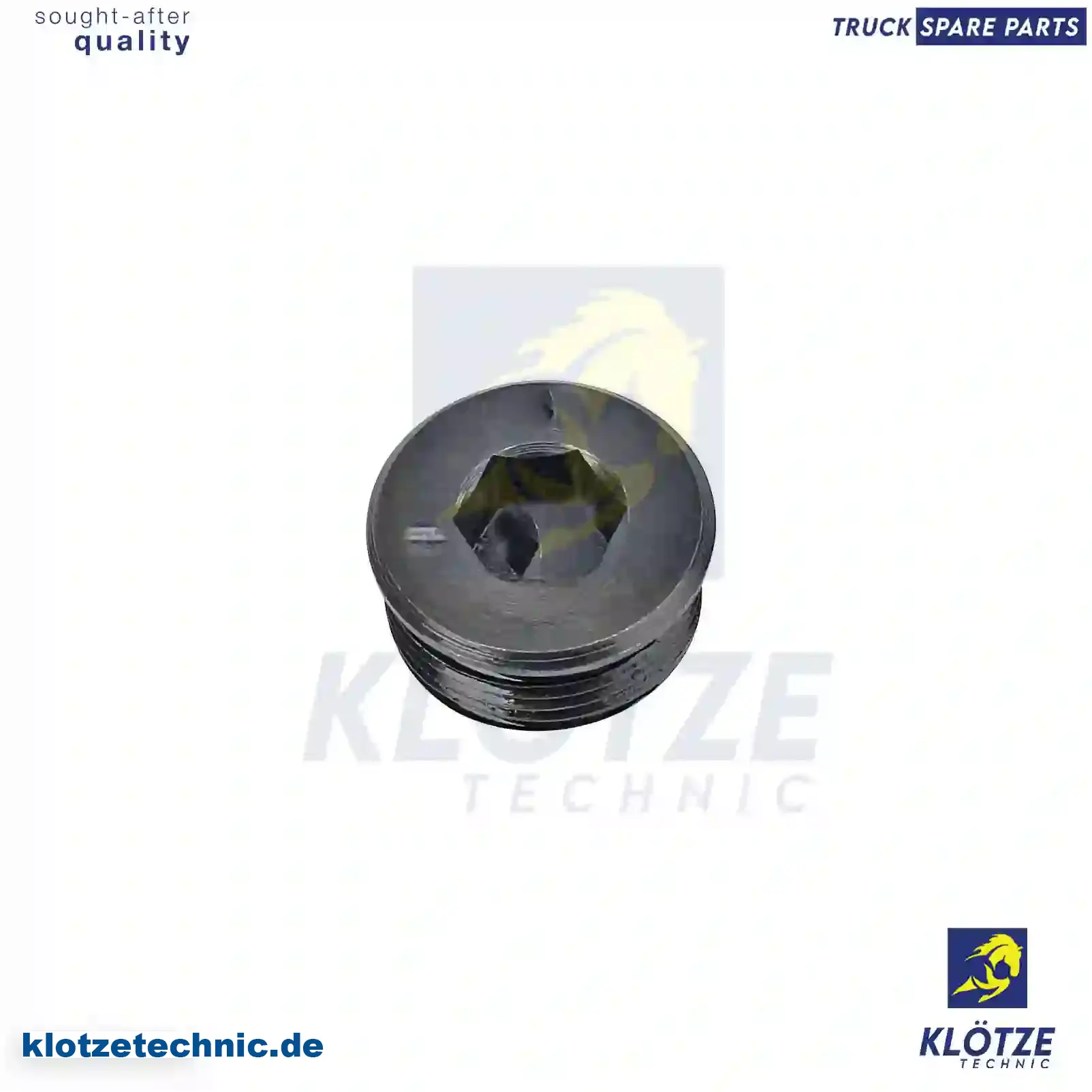 Screw plug, 4079975032 || Klötze Technic Spare Part | Engine, Accelerator Pedal, Camshaft, Connecting Rod, Crankcase, Crankshaft, Cylinder Head, Engine Suspension Mountings, Exhaust Manifold, Exhaust Gas Recirculation, Filter Kits, Flywheel Housing, General Overhaul Kits, Engine, Intake Manifold, Oil Cleaner, Oil Cooler, Oil Filter, Oil Pump, Oil Sump, Piston & Liner, Sensor & Switch, Timing Case, Turbocharger, Cooling System, Belt Tensioner, Coolant Filter, Coolant Pipe, Corrosion Prevention Agent, Drive, Expansion Tank, Fan, Intercooler, Monitors & Gauges, Radiator, Thermostat, V-Belt / Timing belt, Water Pump, Fuel System, Electronical Injector Unit, Feed Pump, Fuel Filter, cpl., Fuel Gauge Sender,  Fuel Line, Fuel Pump, Fuel Tank, Injection Line Kit, Injection Pump, Exhaust System, Clutch & Pedal, Gearbox, Propeller Shaft, Axles, Brake System, Hubs & Wheels, Suspension, Leaf Spring, Universal Parts / Accessories, Steering, Electrical System, Cabin