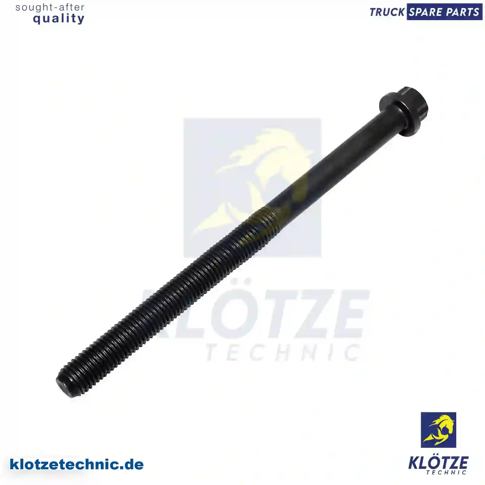 Cylinder head screw, 4579900201, ZG01070-0008 || Klötze Technic Spare Part | Engine, Accelerator Pedal, Camshaft, Connecting Rod, Crankcase, Crankshaft, Cylinder Head, Engine Suspension Mountings, Exhaust Manifold, Exhaust Gas Recirculation, Filter Kits, Flywheel Housing, General Overhaul Kits, Engine, Intake Manifold, Oil Cleaner, Oil Cooler, Oil Filter, Oil Pump, Oil Sump, Piston & Liner, Sensor & Switch, Timing Case, Turbocharger, Cooling System, Belt Tensioner, Coolant Filter, Coolant Pipe, Corrosion Prevention Agent, Drive, Expansion Tank, Fan, Intercooler, Monitors & Gauges, Radiator, Thermostat, V-Belt / Timing belt, Water Pump, Fuel System, Electronical Injector Unit, Feed Pump, Fuel Filter, cpl., Fuel Gauge Sender,  Fuel Line, Fuel Pump, Fuel Tank, Injection Line Kit, Injection Pump, Exhaust System, Clutch & Pedal, Gearbox, Propeller Shaft, Axles, Brake System, Hubs & Wheels, Suspension, Leaf Spring, Universal Parts / Accessories, Steering, Electrical System, Cabin