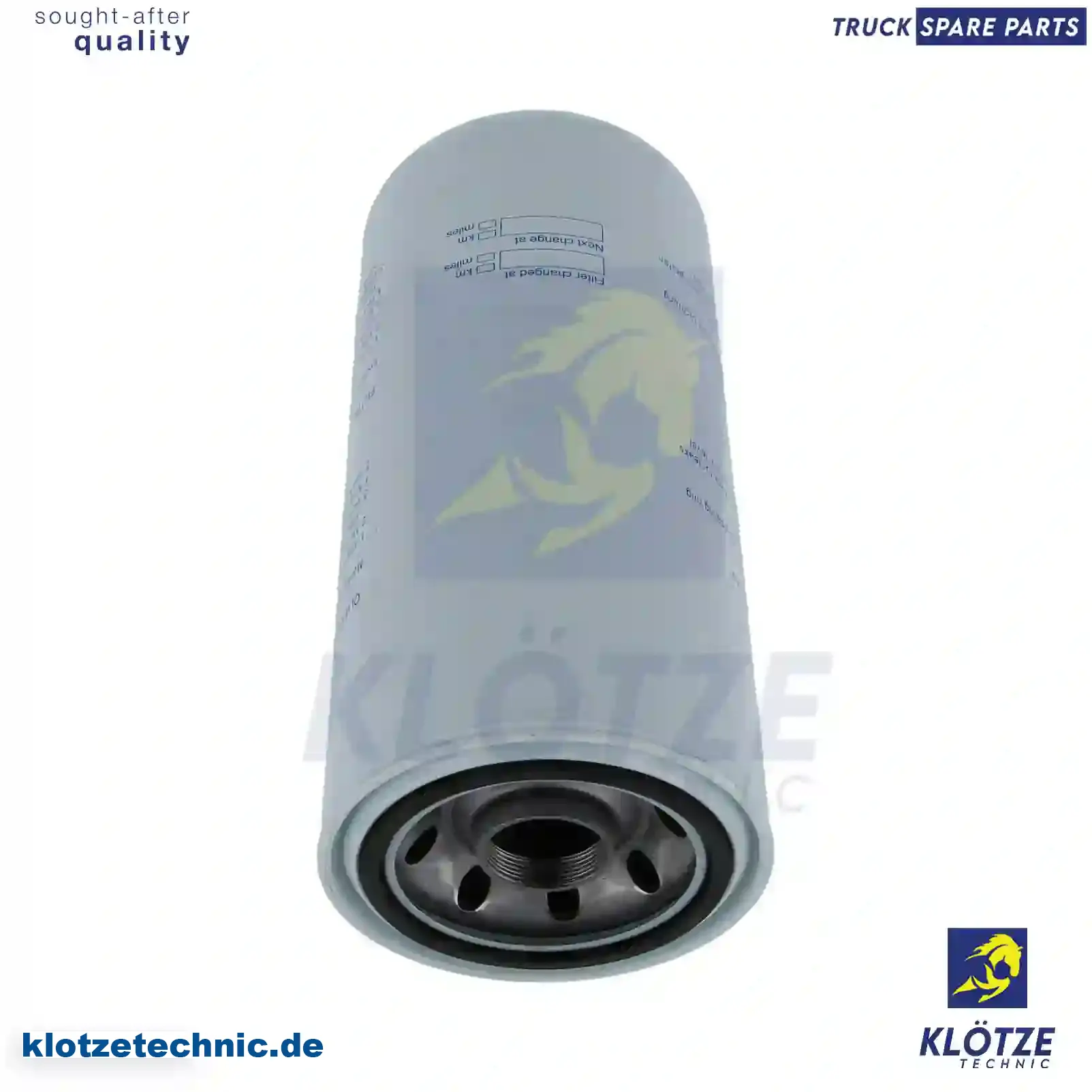 Oil filter, 0267714, 267714, 06771659116, 06771659272, 5001846644, ZG01706-0008 || Klötze Technic Spare Part | Engine, Accelerator Pedal, Camshaft, Connecting Rod, Crankcase, Crankshaft, Cylinder Head, Engine Suspension Mountings, Exhaust Manifold, Exhaust Gas Recirculation, Filter Kits, Flywheel Housing, General Overhaul Kits, Engine, Intake Manifold, Oil Cleaner, Oil Cooler, Oil Filter, Oil Pump, Oil Sump, Piston & Liner, Sensor & Switch, Timing Case, Turbocharger, Cooling System, Belt Tensioner, Coolant Filter, Coolant Pipe, Corrosion Prevention Agent, Drive, Expansion Tank, Fan, Intercooler, Monitors & Gauges, Radiator, Thermostat, V-Belt / Timing belt, Water Pump, Fuel System, Electronical Injector Unit, Feed Pump, Fuel Filter, cpl., Fuel Gauge Sender,  Fuel Line, Fuel Pump, Fuel Tank, Injection Line Kit, Injection Pump, Exhaust System, Clutch & Pedal, Gearbox, Propeller Shaft, Axles, Brake System, Hubs & Wheels, Suspension, Leaf Spring, Universal Parts / Accessories, Steering, Electrical System, Cabin