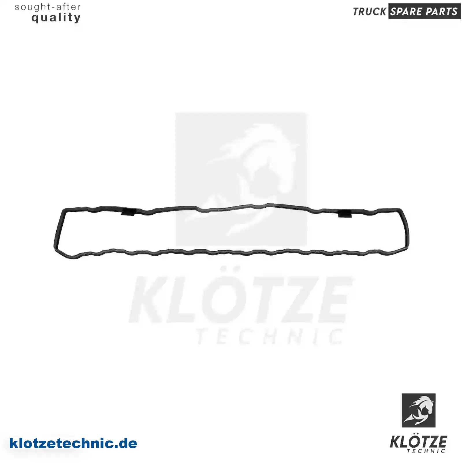 Valve cover gasket, 5010553654, 50105 || Klötze Technic Spare Part | Engine, Accelerator Pedal, Camshaft, Connecting Rod, Crankcase, Crankshaft, Cylinder Head, Engine Suspension Mountings, Exhaust Manifold, Exhaust Gas Recirculation, Filter Kits, Flywheel Housing, General Overhaul Kits, Engine, Intake Manifold, Oil Cleaner, Oil Cooler, Oil Filter, Oil Pump, Oil Sump, Piston & Liner, Sensor & Switch, Timing Case, Turbocharger, Cooling System, Belt Tensioner, Coolant Filter, Coolant Pipe, Corrosion Prevention Agent, Drive, Expansion Tank, Fan, Intercooler, Monitors & Gauges, Radiator, Thermostat, V-Belt / Timing belt, Water Pump, Fuel System, Electronical Injector Unit, Feed Pump, Fuel Filter, cpl., Fuel Gauge Sender,  Fuel Line, Fuel Pump, Fuel Tank, Injection Line Kit, Injection Pump, Exhaust System, Clutch & Pedal, Gearbox, Propeller Shaft, Axles, Brake System, Hubs & Wheels, Suspension, Leaf Spring, Universal Parts / Accessories, Steering, Electrical System, Cabin