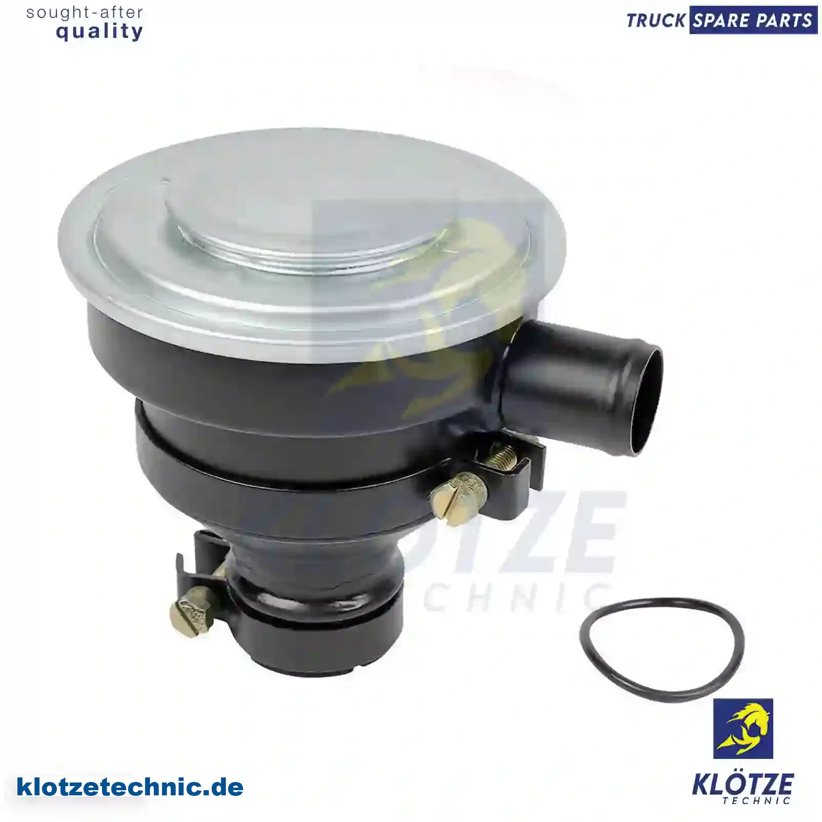 Oil separator, complete with o-ring, 51018047032, 3520100062, 3520100162 || Klötze Technic Spare Part | Engine, Accelerator Pedal, Camshaft, Connecting Rod, Crankcase, Crankshaft, Cylinder Head, Engine Suspension Mountings, Exhaust Manifold, Exhaust Gas Recirculation, Filter Kits, Flywheel Housing, General Overhaul Kits, Engine, Intake Manifold, Oil Cleaner, Oil Cooler, Oil Filter, Oil Pump, Oil Sump, Piston & Liner, Sensor & Switch, Timing Case, Turbocharger, Cooling System, Belt Tensioner, Coolant Filter, Coolant Pipe, Corrosion Prevention Agent, Drive, Expansion Tank, Fan, Intercooler, Monitors & Gauges, Radiator, Thermostat, V-Belt / Timing belt, Water Pump, Fuel System, Electronical Injector Unit, Feed Pump, Fuel Filter, cpl., Fuel Gauge Sender,  Fuel Line, Fuel Pump, Fuel Tank, Injection Line Kit, Injection Pump, Exhaust System, Clutch & Pedal, Gearbox, Propeller Shaft, Axles, Brake System, Hubs & Wheels, Suspension, Leaf Spring, Universal Parts / Accessories, Steering, Electrical System, Cabin