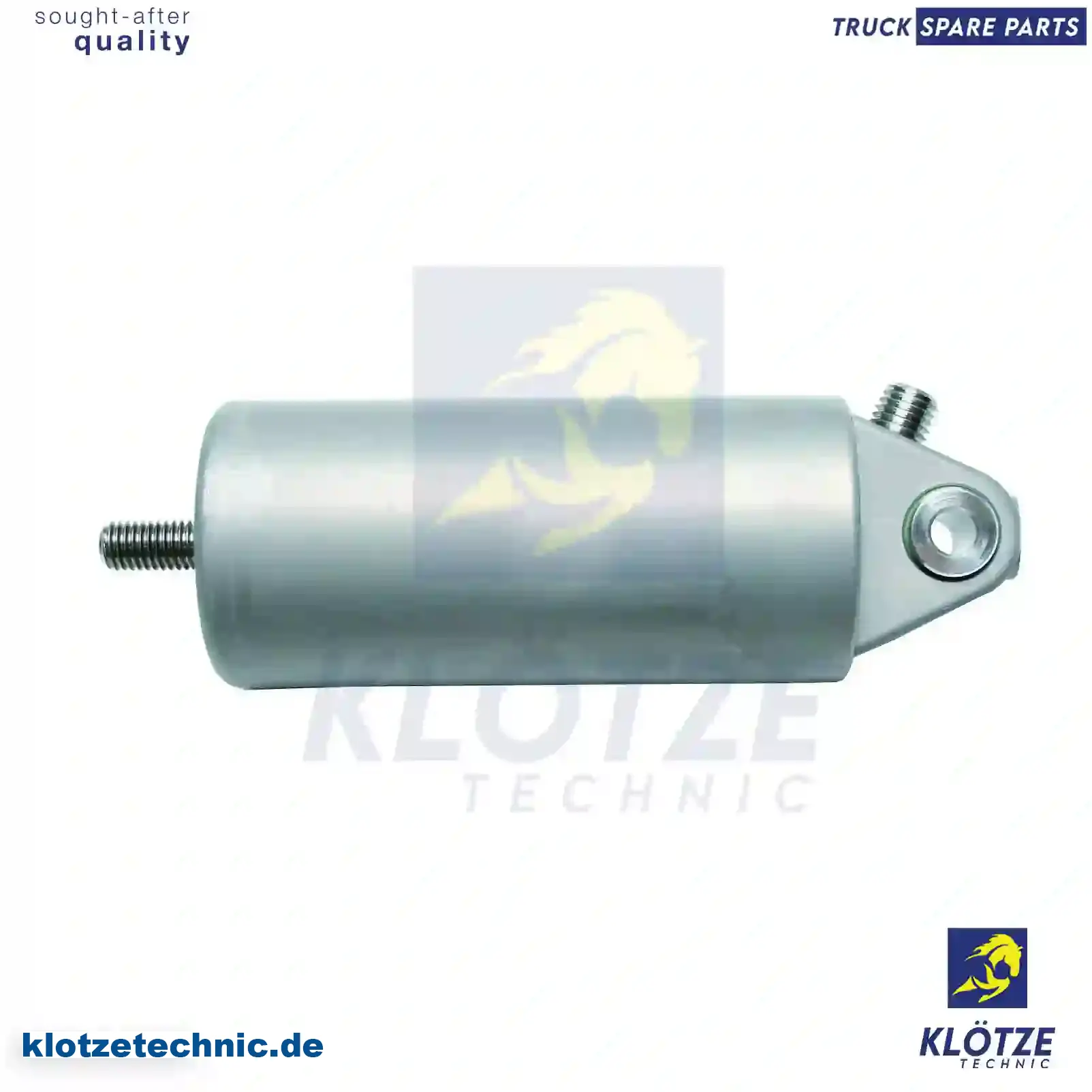 Cylinder, exhaust brake, 0001400359, 0001400459, 0001400759, 0001400859, ZG50385-0008 || Klötze Technic Spare Part | Engine, Accelerator Pedal, Camshaft, Connecting Rod, Crankcase, Crankshaft, Cylinder Head, Engine Suspension Mountings, Exhaust Manifold, Exhaust Gas Recirculation, Filter Kits, Flywheel Housing, General Overhaul Kits, Engine, Intake Manifold, Oil Cleaner, Oil Cooler, Oil Filter, Oil Pump, Oil Sump, Piston & Liner, Sensor & Switch, Timing Case, Turbocharger, Cooling System, Belt Tensioner, Coolant Filter, Coolant Pipe, Corrosion Prevention Agent, Drive, Expansion Tank, Fan, Intercooler, Monitors & Gauges, Radiator, Thermostat, V-Belt / Timing belt, Water Pump, Fuel System, Electronical Injector Unit, Feed Pump, Fuel Filter, cpl., Fuel Gauge Sender,  Fuel Line, Fuel Pump, Fuel Tank, Injection Line Kit, Injection Pump, Exhaust System, Clutch & Pedal, Gearbox, Propeller Shaft, Axles, Brake System, Hubs & Wheels, Suspension, Leaf Spring, Universal Parts / Accessories, Steering, Electrical System, Cabin