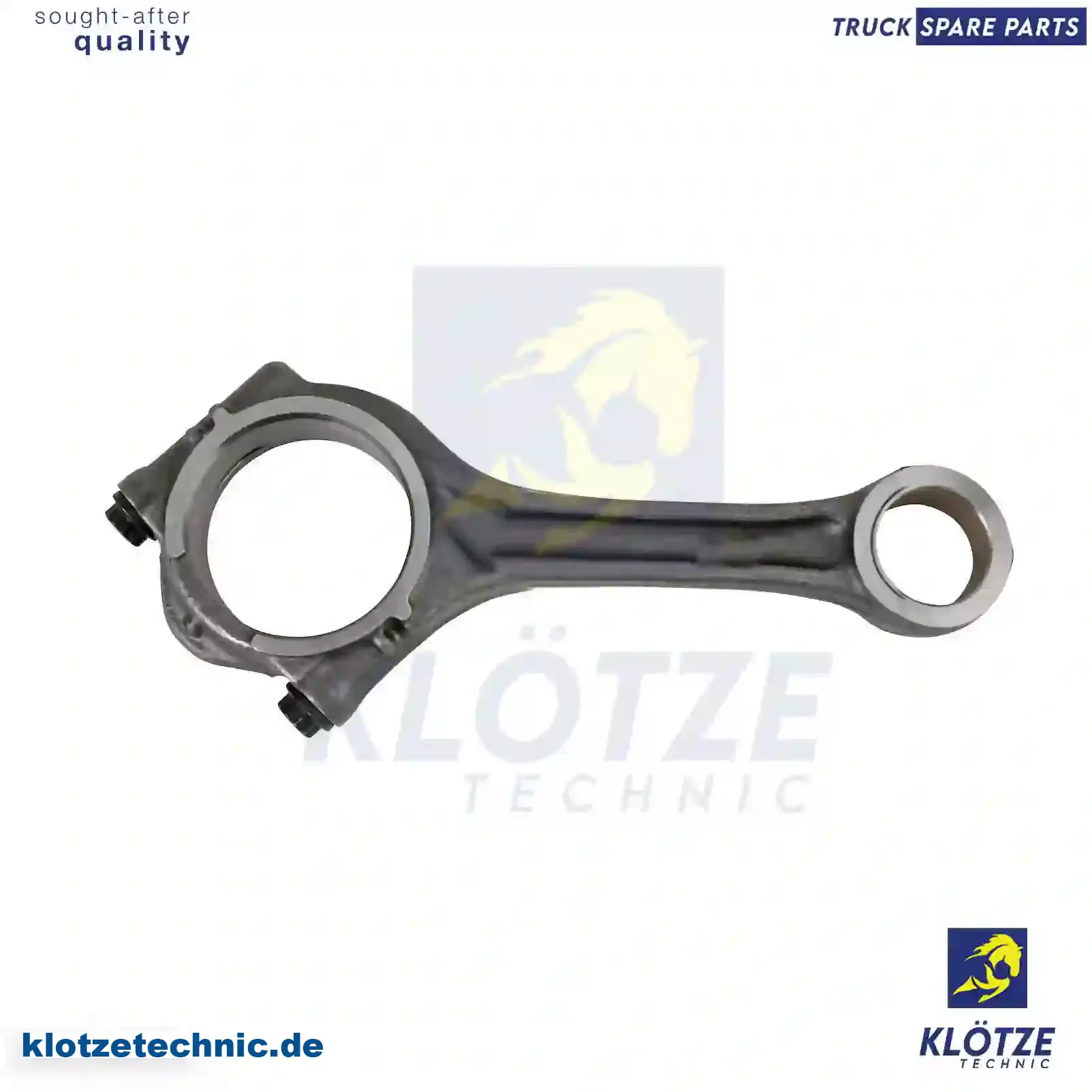 Connecting rod, conical head, 9040300320, 9060300220, 906030022080, 9060302080 || Klötze Technic Spare Part | Engine, Accelerator Pedal, Camshaft, Connecting Rod, Crankcase, Crankshaft, Cylinder Head, Engine Suspension Mountings, Exhaust Manifold, Exhaust Gas Recirculation, Filter Kits, Flywheel Housing, General Overhaul Kits, Engine, Intake Manifold, Oil Cleaner, Oil Cooler, Oil Filter, Oil Pump, Oil Sump, Piston & Liner, Sensor & Switch, Timing Case, Turbocharger, Cooling System, Belt Tensioner, Coolant Filter, Coolant Pipe, Corrosion Prevention Agent, Drive, Expansion Tank, Fan, Intercooler, Monitors & Gauges, Radiator, Thermostat, V-Belt / Timing belt, Water Pump, Fuel System, Electronical Injector Unit, Feed Pump, Fuel Filter, cpl., Fuel Gauge Sender,  Fuel Line, Fuel Pump, Fuel Tank, Injection Line Kit, Injection Pump, Exhaust System, Clutch & Pedal, Gearbox, Propeller Shaft, Axles, Brake System, Hubs & Wheels, Suspension, Leaf Spring, Universal Parts / Accessories, Steering, Electrical System, Cabin