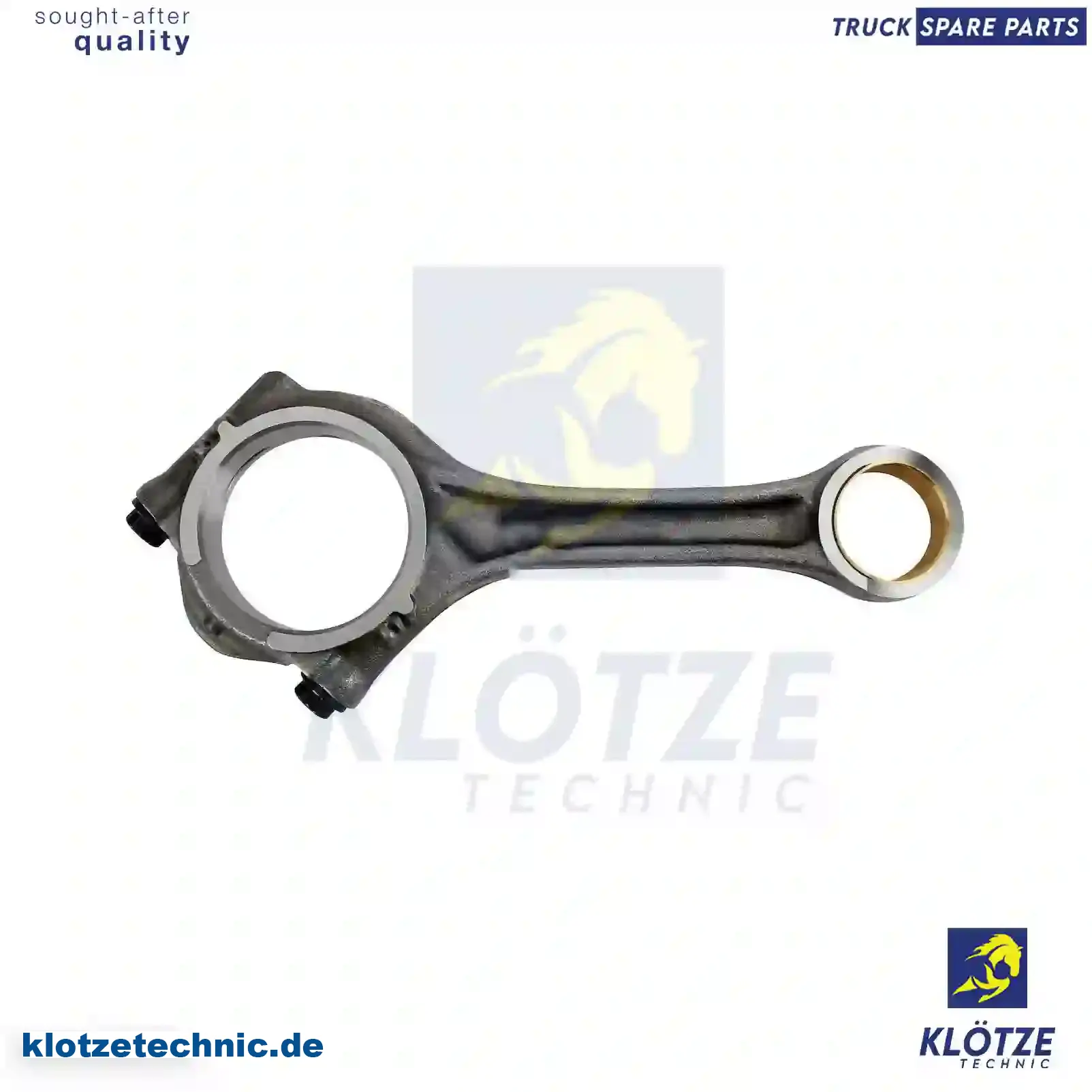 Connecting rod, conical head, 4000300320, 9060300320, 906030032080, 9060300620, 9060302120 || Klötze Technic Spare Part | Engine, Accelerator Pedal, Camshaft, Connecting Rod, Crankcase, Crankshaft, Cylinder Head, Engine Suspension Mountings, Exhaust Manifold, Exhaust Gas Recirculation, Filter Kits, Flywheel Housing, General Overhaul Kits, Engine, Intake Manifold, Oil Cleaner, Oil Cooler, Oil Filter, Oil Pump, Oil Sump, Piston & Liner, Sensor & Switch, Timing Case, Turbocharger, Cooling System, Belt Tensioner, Coolant Filter, Coolant Pipe, Corrosion Prevention Agent, Drive, Expansion Tank, Fan, Intercooler, Monitors & Gauges, Radiator, Thermostat, V-Belt / Timing belt, Water Pump, Fuel System, Electronical Injector Unit, Feed Pump, Fuel Filter, cpl., Fuel Gauge Sender,  Fuel Line, Fuel Pump, Fuel Tank, Injection Line Kit, Injection Pump, Exhaust System, Clutch & Pedal, Gearbox, Propeller Shaft, Axles, Brake System, Hubs & Wheels, Suspension, Leaf Spring, Universal Parts / Accessories, Steering, Electrical System, Cabin