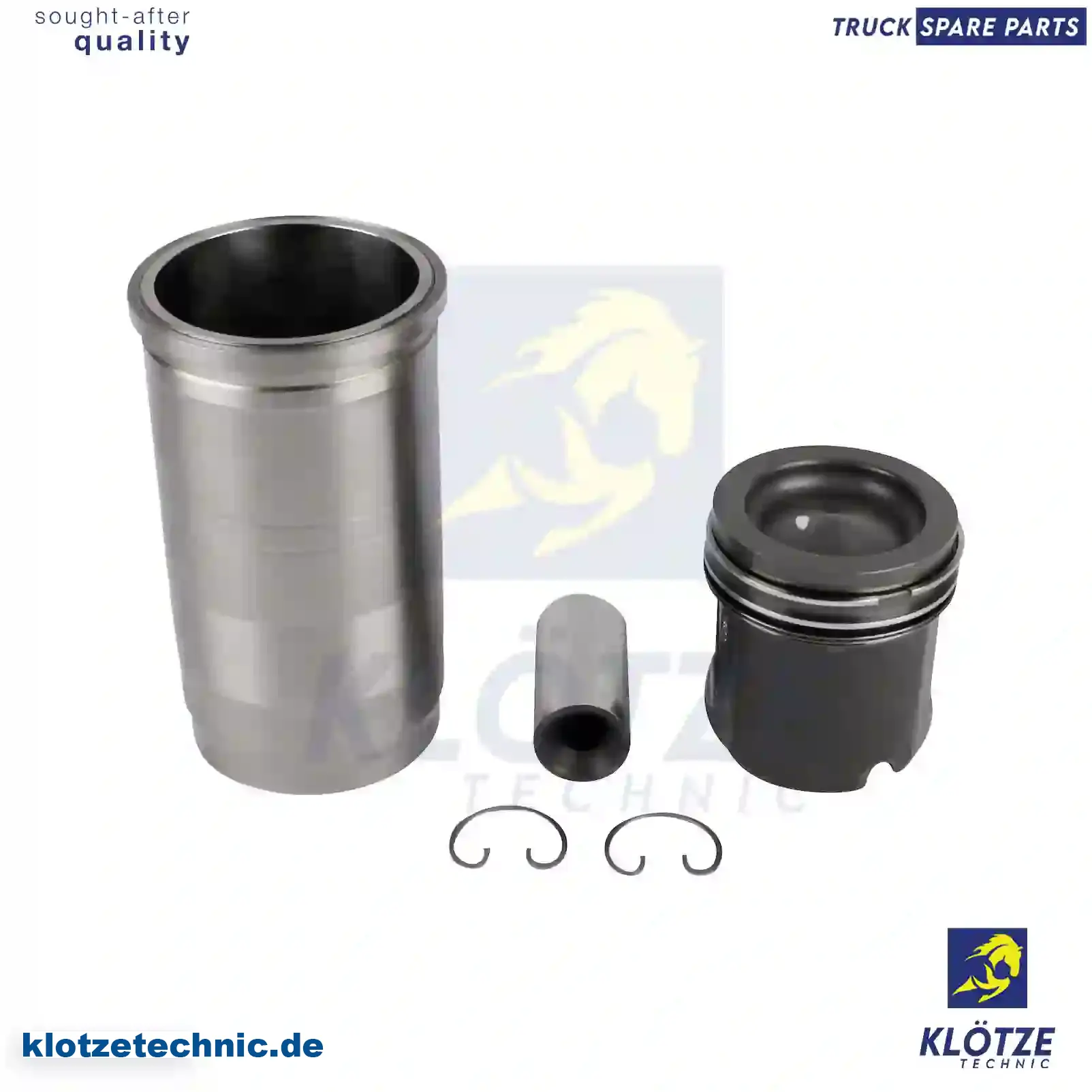 Piston with liner, 4570300337, 4570300437, 4570300537, 4570300737, 4570301137, 4570301237, 4570301337, 4570301437, 4570301837, 4570301937, 4570302437, 4570302537 || Klötze Technic Spare Part | Engine, Accelerator Pedal, Camshaft, Connecting Rod, Crankcase, Crankshaft, Cylinder Head, Engine Suspension Mountings, Exhaust Manifold, Exhaust Gas Recirculation, Filter Kits, Flywheel Housing, General Overhaul Kits, Engine, Intake Manifold, Oil Cleaner, Oil Cooler, Oil Filter, Oil Pump, Oil Sump, Piston & Liner, Sensor & Switch, Timing Case, Turbocharger, Cooling System, Belt Tensioner, Coolant Filter, Coolant Pipe, Corrosion Prevention Agent, Drive, Expansion Tank, Fan, Intercooler, Monitors & Gauges, Radiator, Thermostat, V-Belt / Timing belt, Water Pump, Fuel System, Electronical Injector Unit, Feed Pump, Fuel Filter, cpl., Fuel Gauge Sender,  Fuel Line, Fuel Pump, Fuel Tank, Injection Line Kit, Injection Pump, Exhaust System, Clutch & Pedal, Gearbox, Propeller Shaft, Axles, Brake System, Hubs & Wheels, Suspension, Leaf Spring, Universal Parts / Accessories, Steering, Electrical System, Cabin