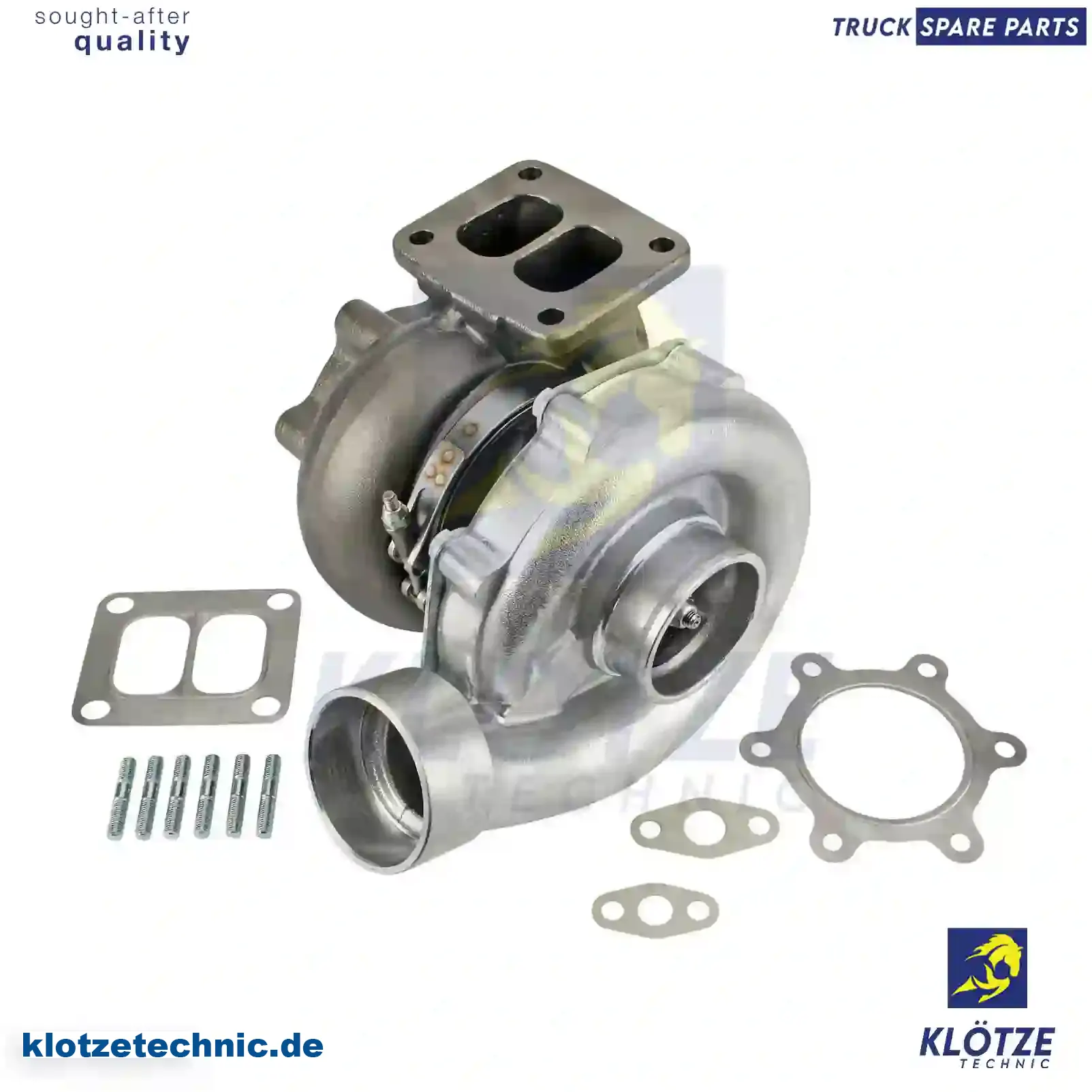 Turbocharger, with gasket kit, 10571595, 1107962, 1114892, 1115567, 1115749, 1305188, 1571595, 571595 || Klötze Technic Spare Part | Engine, Accelerator Pedal, Camshaft, Connecting Rod, Crankcase, Crankshaft, Cylinder Head, Engine Suspension Mountings, Exhaust Manifold, Exhaust Gas Recirculation, Filter Kits, Flywheel Housing, General Overhaul Kits, Engine, Intake Manifold, Oil Cleaner, Oil Cooler, Oil Filter, Oil Pump, Oil Sump, Piston & Liner, Sensor & Switch, Timing Case, Turbocharger, Cooling System, Belt Tensioner, Coolant Filter, Coolant Pipe, Corrosion Prevention Agent, Drive, Expansion Tank, Fan, Intercooler, Monitors & Gauges, Radiator, Thermostat, V-Belt / Timing belt, Water Pump, Fuel System, Electronical Injector Unit, Feed Pump, Fuel Filter, cpl., Fuel Gauge Sender,  Fuel Line, Fuel Pump, Fuel Tank, Injection Line Kit, Injection Pump, Exhaust System, Clutch & Pedal, Gearbox, Propeller Shaft, Axles, Brake System, Hubs & Wheels, Suspension, Leaf Spring, Universal Parts / Accessories, Steering, Electrical System, Cabin