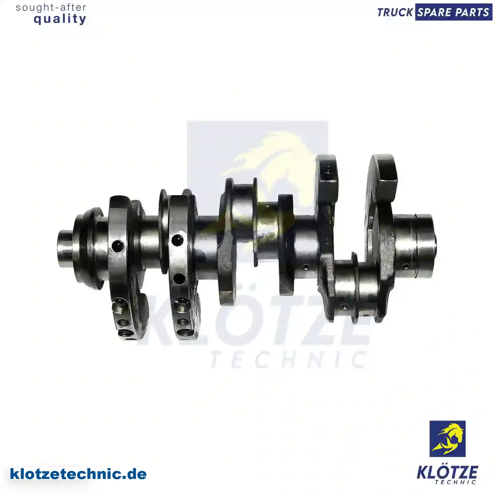 Crankshaft, 5420300101, 5420300501, 5420301301, 5420302201 || Klötze Technic Spare Part | Engine, Accelerator Pedal, Camshaft, Connecting Rod, Crankcase, Crankshaft, Cylinder Head, Engine Suspension Mountings, Exhaust Manifold, Exhaust Gas Recirculation, Filter Kits, Flywheel Housing, General Overhaul Kits, Engine, Intake Manifold, Oil Cleaner, Oil Cooler, Oil Filter, Oil Pump, Oil Sump, Piston & Liner, Sensor & Switch, Timing Case, Turbocharger, Cooling System, Belt Tensioner, Coolant Filter, Coolant Pipe, Corrosion Prevention Agent, Drive, Expansion Tank, Fan, Intercooler, Monitors & Gauges, Radiator, Thermostat, V-Belt / Timing belt, Water Pump, Fuel System, Electronical Injector Unit, Feed Pump, Fuel Filter, cpl., Fuel Gauge Sender,  Fuel Line, Fuel Pump, Fuel Tank, Injection Line Kit, Injection Pump, Exhaust System, Clutch & Pedal, Gearbox, Propeller Shaft, Axles, Brake System, Hubs & Wheels, Suspension, Leaf Spring, Universal Parts / Accessories, Steering, Electrical System, Cabin