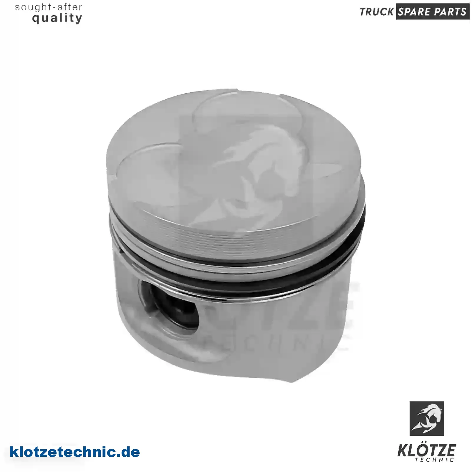 Piston, complete with rings, 6010301317, 60103 || Klötze Technic Spare Part | Engine, Accelerator Pedal, Camshaft, Connecting Rod, Crankcase, Crankshaft, Cylinder Head, Engine Suspension Mountings, Exhaust Manifold, Exhaust Gas Recirculation, Filter Kits, Flywheel Housing, General Overhaul Kits, Engine, Intake Manifold, Oil Cleaner, Oil Cooler, Oil Filter, Oil Pump, Oil Sump, Piston & Liner, Sensor & Switch, Timing Case, Turbocharger, Cooling System, Belt Tensioner, Coolant Filter, Coolant Pipe, Corrosion Prevention Agent, Drive, Expansion Tank, Fan, Intercooler, Monitors & Gauges, Radiator, Thermostat, V-Belt / Timing belt, Water Pump, Fuel System, Electronical Injector Unit, Feed Pump, Fuel Filter, cpl., Fuel Gauge Sender,  Fuel Line, Fuel Pump, Fuel Tank, Injection Line Kit, Injection Pump, Exhaust System, Clutch & Pedal, Gearbox, Propeller Shaft, Axles, Brake System, Hubs & Wheels, Suspension, Leaf Spring, Universal Parts / Accessories, Steering, Electrical System, Cabin