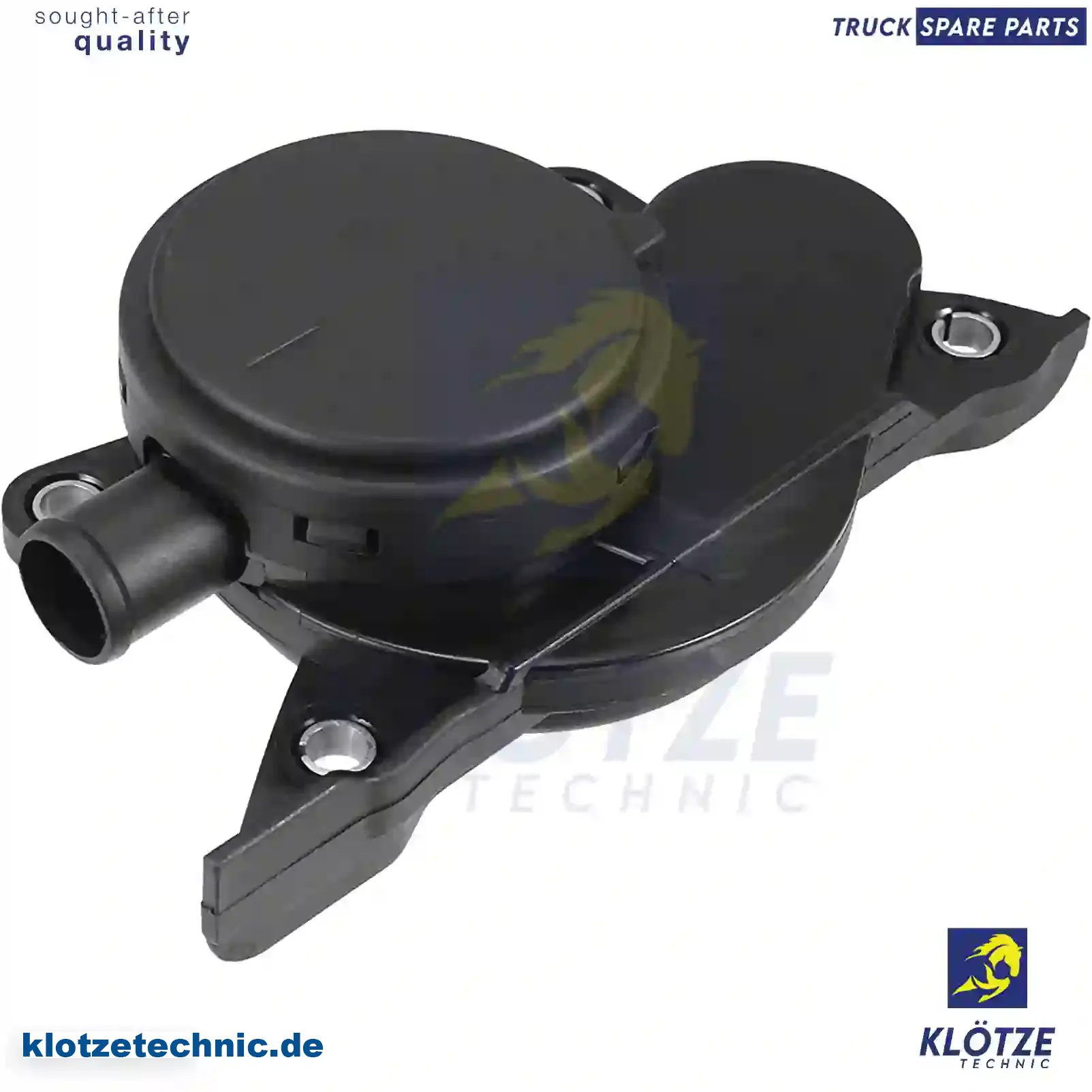 Oil separator, 6110160334 || Klötze Technic Spare Part | Engine, Accelerator Pedal, Camshaft, Connecting Rod, Crankcase, Crankshaft, Cylinder Head, Engine Suspension Mountings, Exhaust Manifold, Exhaust Gas Recirculation, Filter Kits, Flywheel Housing, General Overhaul Kits, Engine, Intake Manifold, Oil Cleaner, Oil Cooler, Oil Filter, Oil Pump, Oil Sump, Piston & Liner, Sensor & Switch, Timing Case, Turbocharger, Cooling System, Belt Tensioner, Coolant Filter, Coolant Pipe, Corrosion Prevention Agent, Drive, Expansion Tank, Fan, Intercooler, Monitors & Gauges, Radiator, Thermostat, V-Belt / Timing belt, Water Pump, Fuel System, Electronical Injector Unit, Feed Pump, Fuel Filter, cpl., Fuel Gauge Sender,  Fuel Line, Fuel Pump, Fuel Tank, Injection Line Kit, Injection Pump, Exhaust System, Clutch & Pedal, Gearbox, Propeller Shaft, Axles, Brake System, Hubs & Wheels, Suspension, Leaf Spring, Universal Parts / Accessories, Steering, Electrical System, Cabin