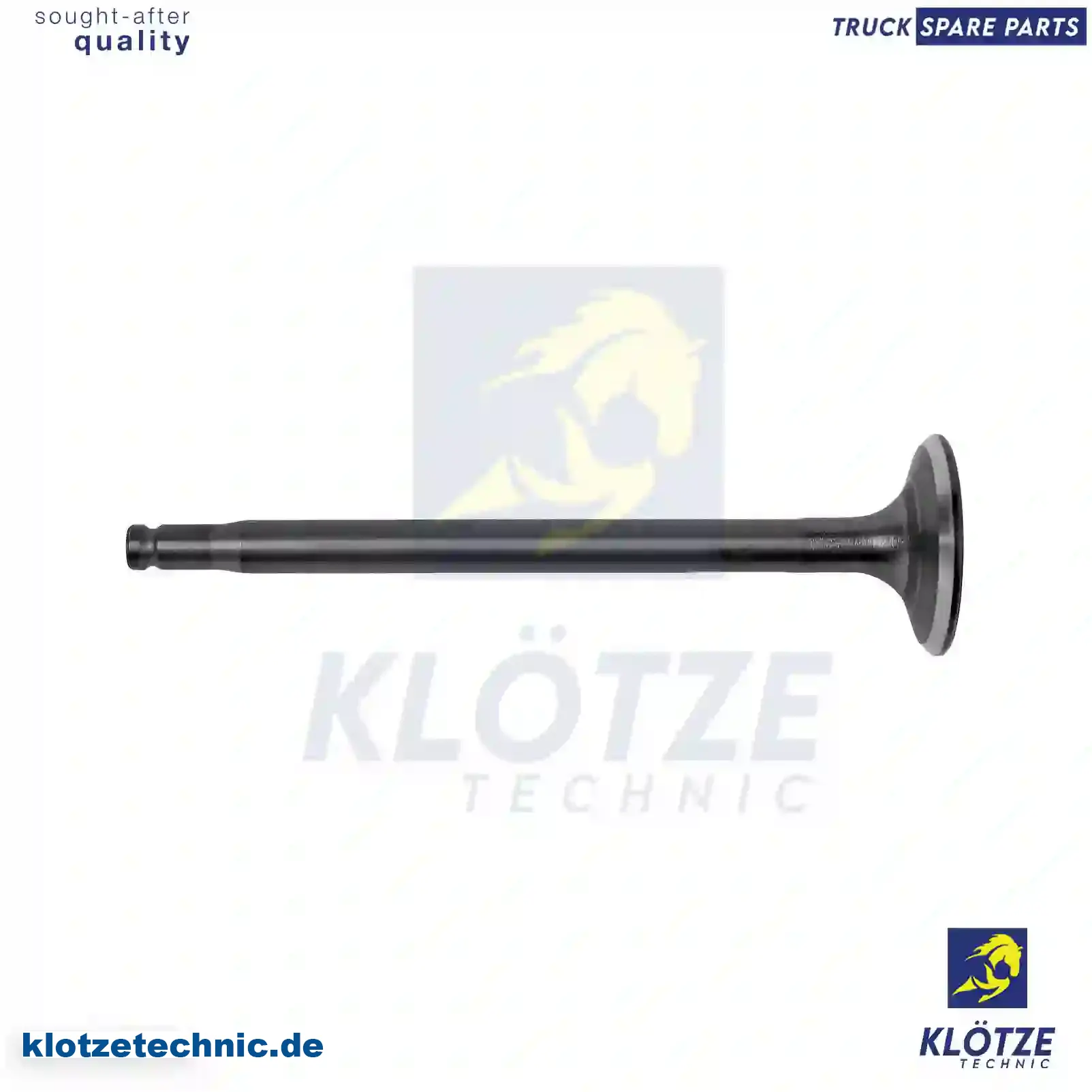 Exhaust valve, 5073737AA, 5073738AA, 6110500127, 6110530105 || Klötze Technic Spare Part | Engine, Accelerator Pedal, Camshaft, Connecting Rod, Crankcase, Crankshaft, Cylinder Head, Engine Suspension Mountings, Exhaust Manifold, Exhaust Gas Recirculation, Filter Kits, Flywheel Housing, General Overhaul Kits, Engine, Intake Manifold, Oil Cleaner, Oil Cooler, Oil Filter, Oil Pump, Oil Sump, Piston & Liner, Sensor & Switch, Timing Case, Turbocharger, Cooling System, Belt Tensioner, Coolant Filter, Coolant Pipe, Corrosion Prevention Agent, Drive, Expansion Tank, Fan, Intercooler, Monitors & Gauges, Radiator, Thermostat, V-Belt / Timing belt, Water Pump, Fuel System, Electronical Injector Unit, Feed Pump, Fuel Filter, cpl., Fuel Gauge Sender,  Fuel Line, Fuel Pump, Fuel Tank, Injection Line Kit, Injection Pump, Exhaust System, Clutch & Pedal, Gearbox, Propeller Shaft, Axles, Brake System, Hubs & Wheels, Suspension, Leaf Spring, Universal Parts / Accessories, Steering, Electrical System, Cabin