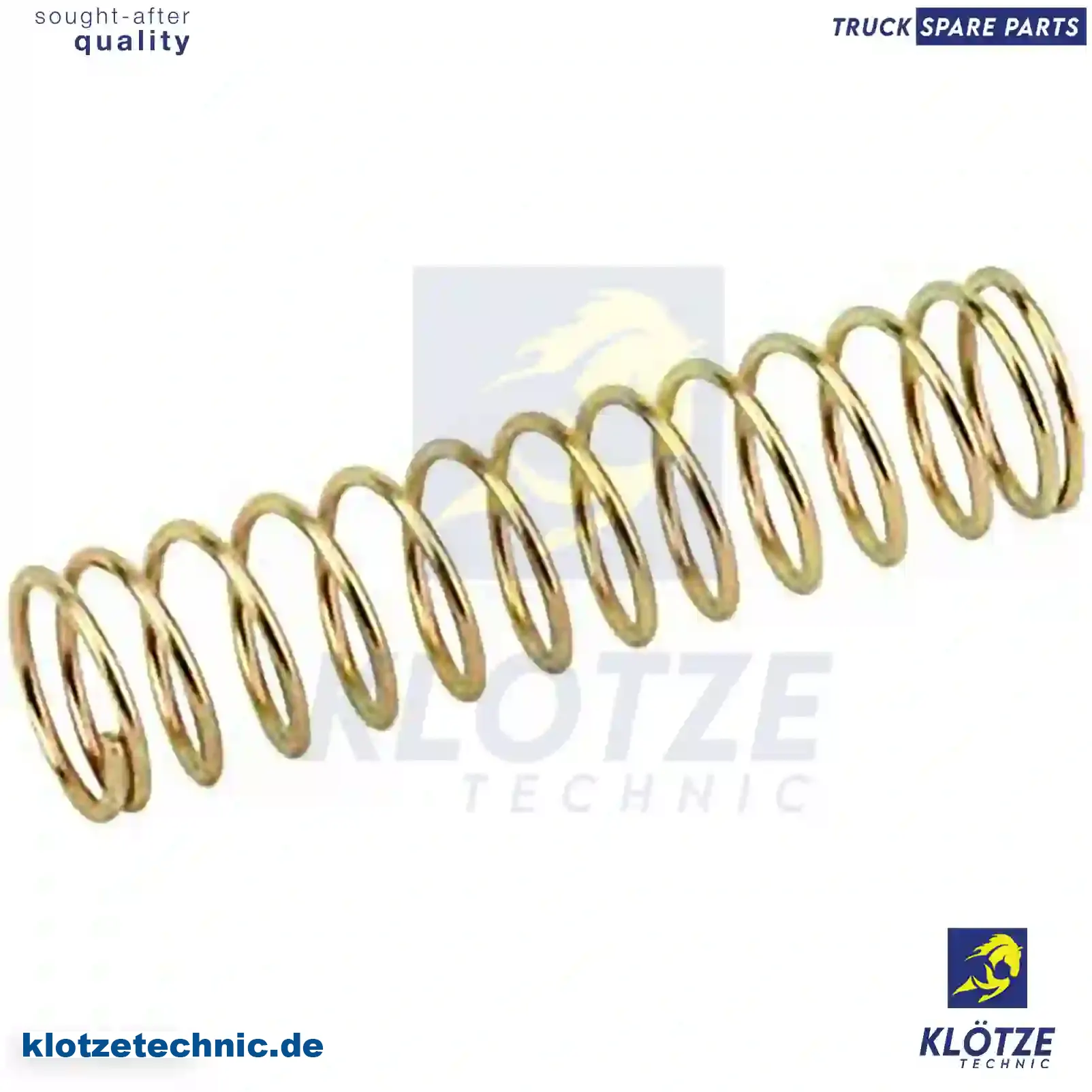 Spring, 3149930201, , || Klötze Technic Spare Part | Engine, Accelerator Pedal, Camshaft, Connecting Rod, Crankcase, Crankshaft, Cylinder Head, Engine Suspension Mountings, Exhaust Manifold, Exhaust Gas Recirculation, Filter Kits, Flywheel Housing, General Overhaul Kits, Engine, Intake Manifold, Oil Cleaner, Oil Cooler, Oil Filter, Oil Pump, Oil Sump, Piston & Liner, Sensor & Switch, Timing Case, Turbocharger, Cooling System, Belt Tensioner, Coolant Filter, Coolant Pipe, Corrosion Prevention Agent, Drive, Expansion Tank, Fan, Intercooler, Monitors & Gauges, Radiator, Thermostat, V-Belt / Timing belt, Water Pump, Fuel System, Electronical Injector Unit, Feed Pump, Fuel Filter, cpl., Fuel Gauge Sender,  Fuel Line, Fuel Pump, Fuel Tank, Injection Line Kit, Injection Pump, Exhaust System, Clutch & Pedal, Gearbox, Propeller Shaft, Axles, Brake System, Hubs & Wheels, Suspension, Leaf Spring, Universal Parts / Accessories, Steering, Electrical System, Cabin