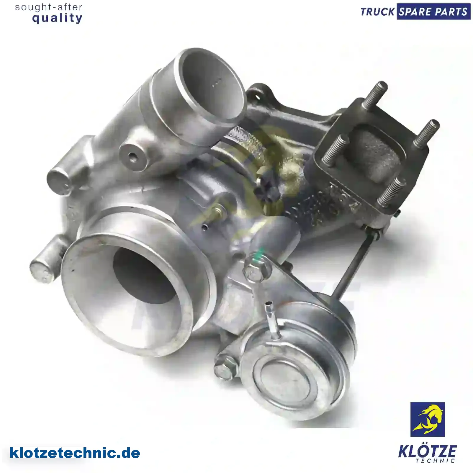 Turbocharger, 504340179 || Klötze Technic Spare Part | Engine, Accelerator Pedal, Camshaft, Connecting Rod, Crankcase, Crankshaft, Cylinder Head, Engine Suspension Mountings, Exhaust Manifold, Exhaust Gas Recirculation, Filter Kits, Flywheel Housing, General Overhaul Kits, Engine, Intake Manifold, Oil Cleaner, Oil Cooler, Oil Filter, Oil Pump, Oil Sump, Piston & Liner, Sensor & Switch, Timing Case, Turbocharger, Cooling System, Belt Tensioner, Coolant Filter, Coolant Pipe, Corrosion Prevention Agent, Drive, Expansion Tank, Fan, Intercooler, Monitors & Gauges, Radiator, Thermostat, V-Belt / Timing belt, Water Pump, Fuel System, Electronical Injector Unit, Feed Pump, Fuel Filter, cpl., Fuel Gauge Sender,  Fuel Line, Fuel Pump, Fuel Tank, Injection Line Kit, Injection Pump, Exhaust System, Clutch & Pedal, Gearbox, Propeller Shaft, Axles, Brake System, Hubs & Wheels, Suspension, Leaf Spring, Universal Parts / Accessories, Steering, Electrical System, Cabin