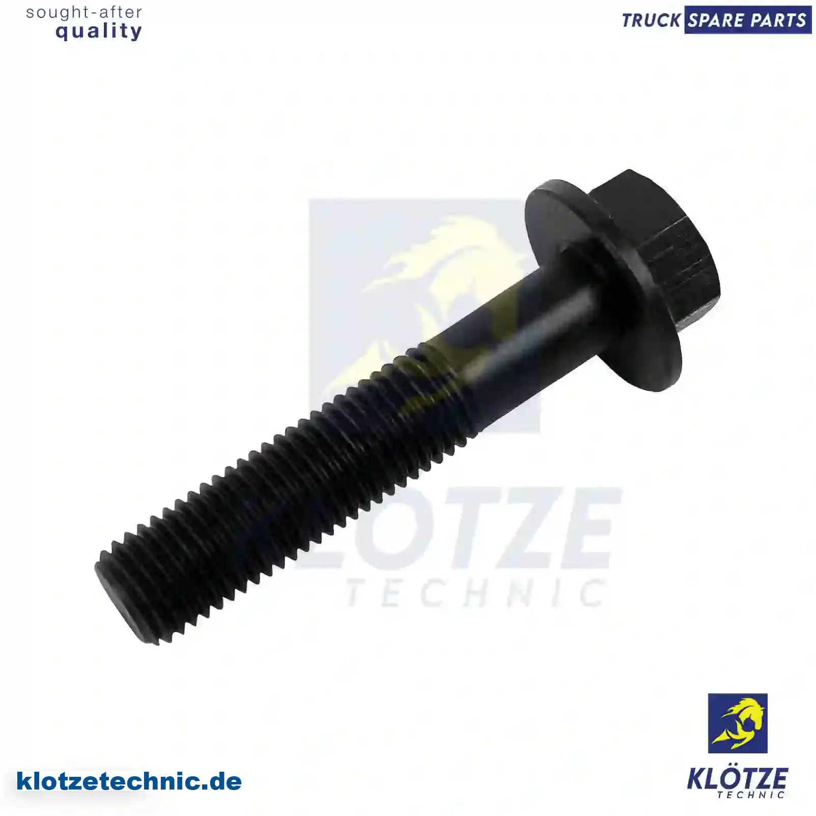 Flange screw, 471555, , , , || Klötze Technic Spare Part | Engine, Accelerator Pedal, Camshaft, Connecting Rod, Crankcase, Crankshaft, Cylinder Head, Engine Suspension Mountings, Exhaust Manifold, Exhaust Gas Recirculation, Filter Kits, Flywheel Housing, General Overhaul Kits, Engine, Intake Manifold, Oil Cleaner, Oil Cooler, Oil Filter, Oil Pump, Oil Sump, Piston & Liner, Sensor & Switch, Timing Case, Turbocharger, Cooling System, Belt Tensioner, Coolant Filter, Coolant Pipe, Corrosion Prevention Agent, Drive, Expansion Tank, Fan, Intercooler, Monitors & Gauges, Radiator, Thermostat, V-Belt / Timing belt, Water Pump, Fuel System, Electronical Injector Unit, Feed Pump, Fuel Filter, cpl., Fuel Gauge Sender,  Fuel Line, Fuel Pump, Fuel Tank, Injection Line Kit, Injection Pump, Exhaust System, Clutch & Pedal, Gearbox, Propeller Shaft, Axles, Brake System, Hubs & Wheels, Suspension, Leaf Spring, Universal Parts / Accessories, Steering, Electrical System, Cabin