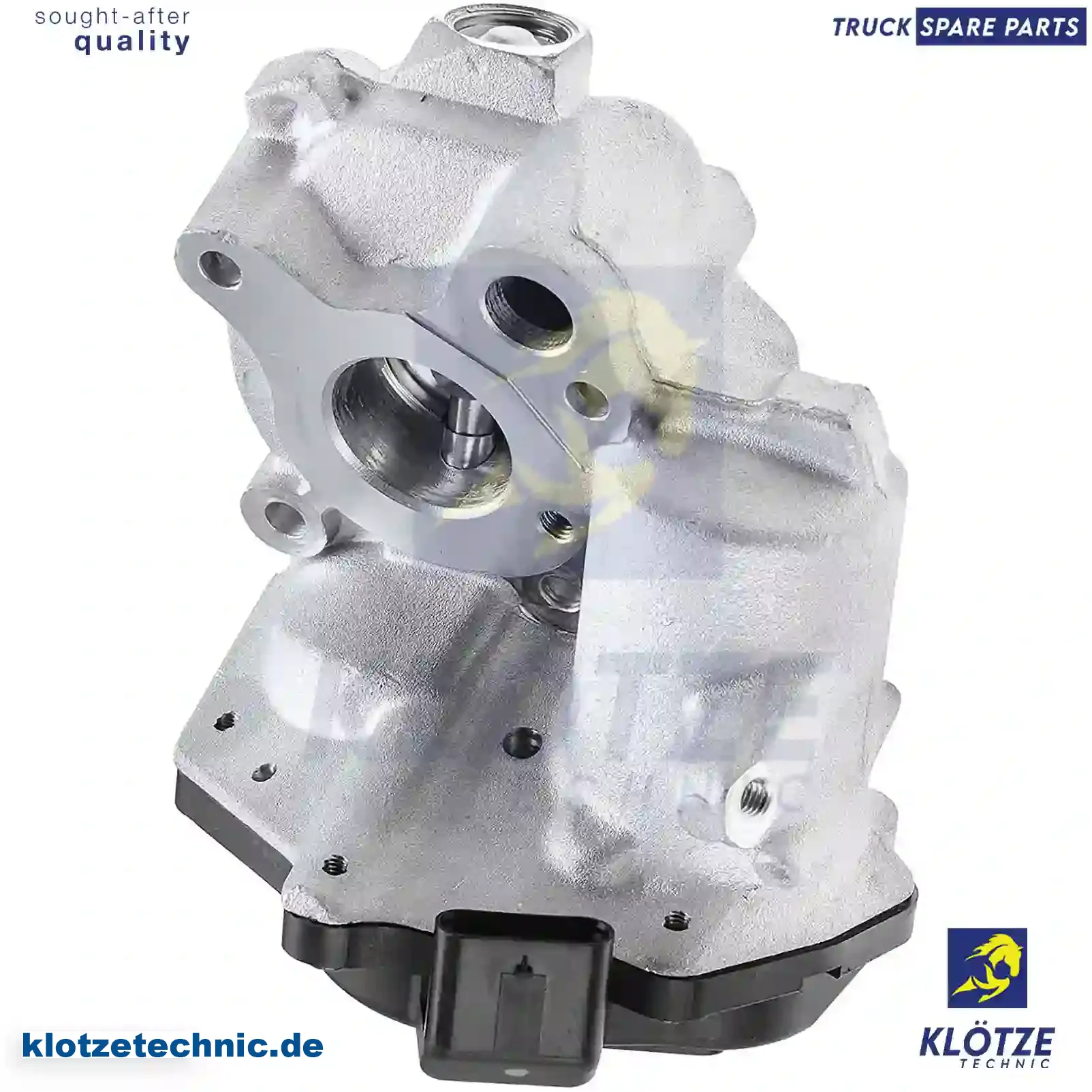 Valve, exhaust gas recirculation, 6511400060, 6511400160, 6511400660, 6511400860 || Klötze Technic Spare Part | Engine, Accelerator Pedal, Camshaft, Connecting Rod, Crankcase, Crankshaft, Cylinder Head, Engine Suspension Mountings, Exhaust Manifold, Exhaust Gas Recirculation, Filter Kits, Flywheel Housing, General Overhaul Kits, Engine, Intake Manifold, Oil Cleaner, Oil Cooler, Oil Filter, Oil Pump, Oil Sump, Piston & Liner, Sensor & Switch, Timing Case, Turbocharger, Cooling System, Belt Tensioner, Coolant Filter, Coolant Pipe, Corrosion Prevention Agent, Drive, Expansion Tank, Fan, Intercooler, Monitors & Gauges, Radiator, Thermostat, V-Belt / Timing belt, Water Pump, Fuel System, Electronical Injector Unit, Feed Pump, Fuel Filter, cpl., Fuel Gauge Sender,  Fuel Line, Fuel Pump, Fuel Tank, Injection Line Kit, Injection Pump, Exhaust System, Clutch & Pedal, Gearbox, Propeller Shaft, Axles, Brake System, Hubs & Wheels, Suspension, Leaf Spring, Universal Parts / Accessories, Steering, Electrical System, Cabin