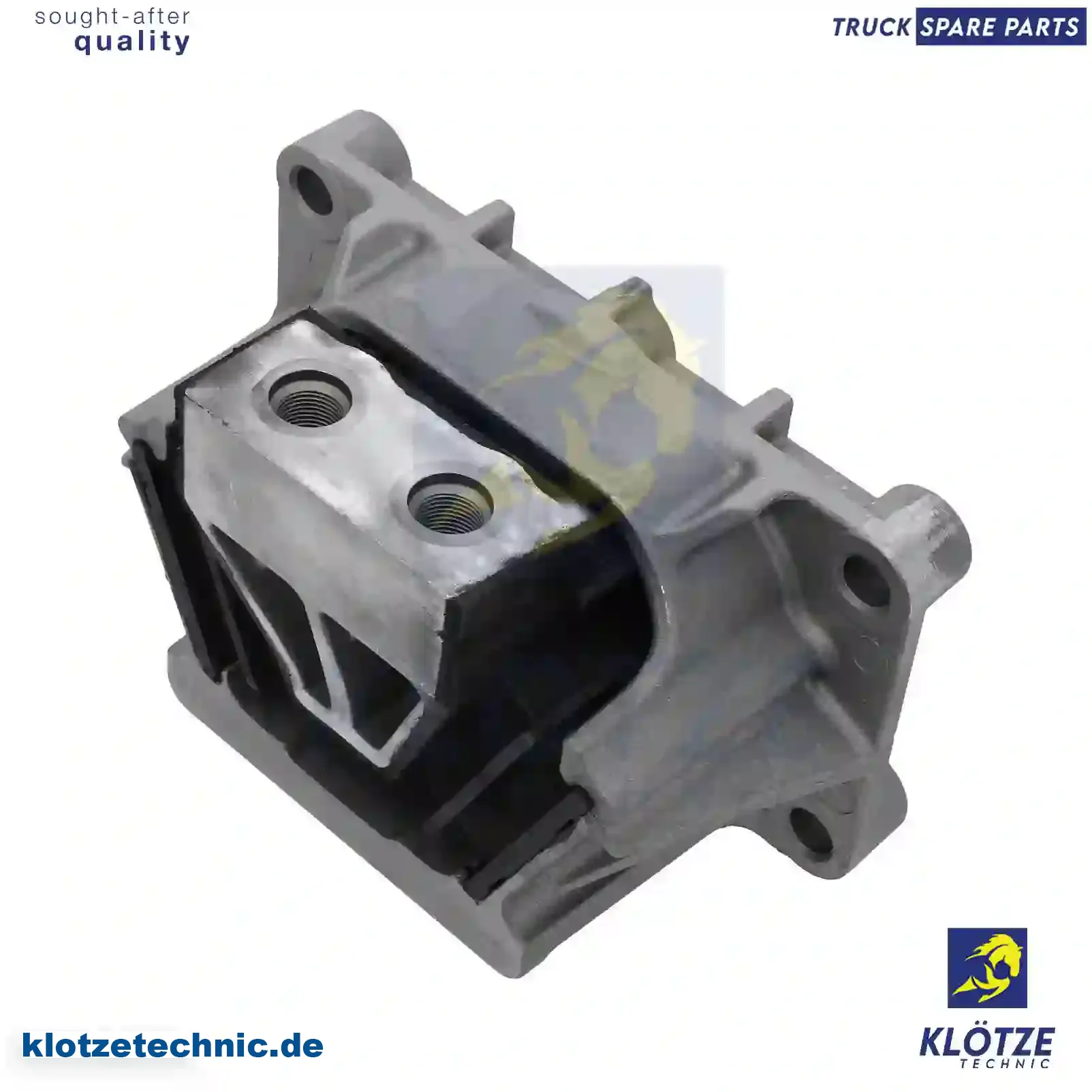 Engine mounting, 9412411313, 9412414313, 9412415313, 9412417313, , || Klötze Technic Spare Part | Engine, Accelerator Pedal, Camshaft, Connecting Rod, Crankcase, Crankshaft, Cylinder Head, Engine Suspension Mountings, Exhaust Manifold, Exhaust Gas Recirculation, Filter Kits, Flywheel Housing, General Overhaul Kits, Engine, Intake Manifold, Oil Cleaner, Oil Cooler, Oil Filter, Oil Pump, Oil Sump, Piston & Liner, Sensor & Switch, Timing Case, Turbocharger, Cooling System, Belt Tensioner, Coolant Filter, Coolant Pipe, Corrosion Prevention Agent, Drive, Expansion Tank, Fan, Intercooler, Monitors & Gauges, Radiator, Thermostat, V-Belt / Timing belt, Water Pump, Fuel System, Electronical Injector Unit, Feed Pump, Fuel Filter, cpl., Fuel Gauge Sender,  Fuel Line, Fuel Pump, Fuel Tank, Injection Line Kit, Injection Pump, Exhaust System, Clutch & Pedal, Gearbox, Propeller Shaft, Axles, Brake System, Hubs & Wheels, Suspension, Leaf Spring, Universal Parts / Accessories, Steering, Electrical System, Cabin