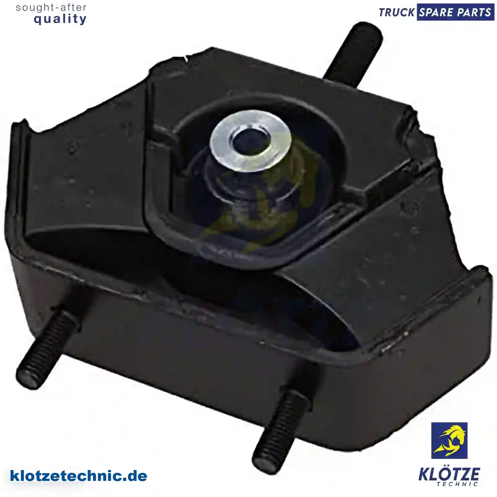 Engine mounting, 6012400717, , , , || Klötze Technic Spare Part | Engine, Accelerator Pedal, Camshaft, Connecting Rod, Crankcase, Crankshaft, Cylinder Head, Engine Suspension Mountings, Exhaust Manifold, Exhaust Gas Recirculation, Filter Kits, Flywheel Housing, General Overhaul Kits, Engine, Intake Manifold, Oil Cleaner, Oil Cooler, Oil Filter, Oil Pump, Oil Sump, Piston & Liner, Sensor & Switch, Timing Case, Turbocharger, Cooling System, Belt Tensioner, Coolant Filter, Coolant Pipe, Corrosion Prevention Agent, Drive, Expansion Tank, Fan, Intercooler, Monitors & Gauges, Radiator, Thermostat, V-Belt / Timing belt, Water Pump, Fuel System, Electronical Injector Unit, Feed Pump, Fuel Filter, cpl., Fuel Gauge Sender,  Fuel Line, Fuel Pump, Fuel Tank, Injection Line Kit, Injection Pump, Exhaust System, Clutch & Pedal, Gearbox, Propeller Shaft, Axles, Brake System, Hubs & Wheels, Suspension, Leaf Spring, Universal Parts / Accessories, Steering, Electrical System, Cabin