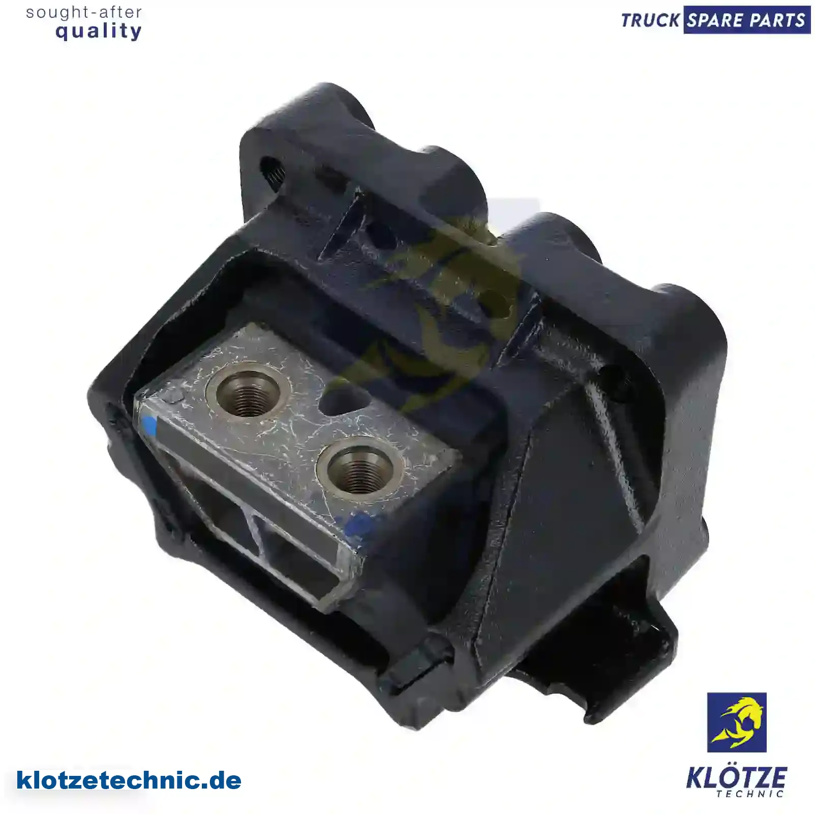 Engine mounting, 9612417313 || Klötze Technic Spare Part | Engine, Accelerator Pedal, Camshaft, Connecting Rod, Crankcase, Crankshaft, Cylinder Head, Engine Suspension Mountings, Exhaust Manifold, Exhaust Gas Recirculation, Filter Kits, Flywheel Housing, General Overhaul Kits, Engine, Intake Manifold, Oil Cleaner, Oil Cooler, Oil Filter, Oil Pump, Oil Sump, Piston & Liner, Sensor & Switch, Timing Case, Turbocharger, Cooling System, Belt Tensioner, Coolant Filter, Coolant Pipe, Corrosion Prevention Agent, Drive, Expansion Tank, Fan, Intercooler, Monitors & Gauges, Radiator, Thermostat, V-Belt / Timing belt, Water Pump, Fuel System, Electronical Injector Unit, Feed Pump, Fuel Filter, cpl., Fuel Gauge Sender,  Fuel Line, Fuel Pump, Fuel Tank, Injection Line Kit, Injection Pump, Exhaust System, Clutch & Pedal, Gearbox, Propeller Shaft, Axles, Brake System, Hubs & Wheels, Suspension, Leaf Spring, Universal Parts / Accessories, Steering, Electrical System, Cabin