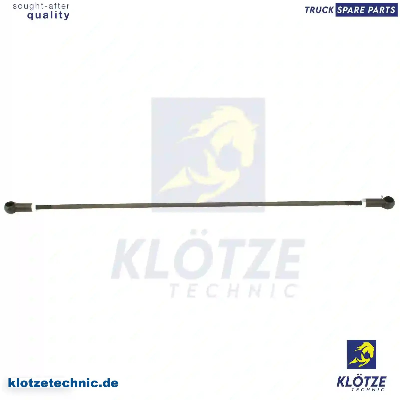 Pull rod, complete, 900331006029S, 900331006616S, || Klötze Technic Spare Part | Engine, Accelerator Pedal, Camshaft, Connecting Rod, Crankcase, Crankshaft, Cylinder Head, Engine Suspension Mountings, Exhaust Manifold, Exhaust Gas Recirculation, Filter Kits, Flywheel Housing, General Overhaul Kits, Engine, Intake Manifold, Oil Cleaner, Oil Cooler, Oil Filter, Oil Pump, Oil Sump, Piston & Liner, Sensor & Switch, Timing Case, Turbocharger, Cooling System, Belt Tensioner, Coolant Filter, Coolant Pipe, Corrosion Prevention Agent, Drive, Expansion Tank, Fan, Intercooler, Monitors & Gauges, Radiator, Thermostat, V-Belt / Timing belt, Water Pump, Fuel System, Electronical Injector Unit, Feed Pump, Fuel Filter, cpl., Fuel Gauge Sender,  Fuel Line, Fuel Pump, Fuel Tank, Injection Line Kit, Injection Pump, Exhaust System, Clutch & Pedal, Gearbox, Propeller Shaft, Axles, Brake System, Hubs & Wheels, Suspension, Leaf Spring, Universal Parts / Accessories, Steering, Electrical System, Cabin