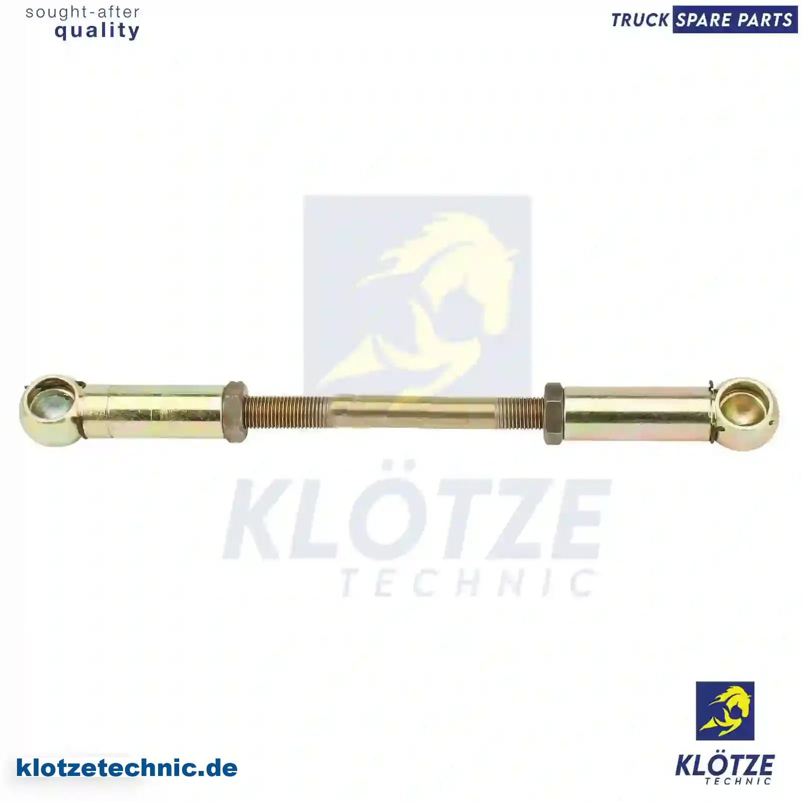 Rod, complete, 3462900839 || Klötze Technic Spare Part | Engine, Accelerator Pedal, Camshaft, Connecting Rod, Crankcase, Crankshaft, Cylinder Head, Engine Suspension Mountings, Exhaust Manifold, Exhaust Gas Recirculation, Filter Kits, Flywheel Housing, General Overhaul Kits, Engine, Intake Manifold, Oil Cleaner, Oil Cooler, Oil Filter, Oil Pump, Oil Sump, Piston & Liner, Sensor & Switch, Timing Case, Turbocharger, Cooling System, Belt Tensioner, Coolant Filter, Coolant Pipe, Corrosion Prevention Agent, Drive, Expansion Tank, Fan, Intercooler, Monitors & Gauges, Radiator, Thermostat, V-Belt / Timing belt, Water Pump, Fuel System, Electronical Injector Unit, Feed Pump, Fuel Filter, cpl., Fuel Gauge Sender,  Fuel Line, Fuel Pump, Fuel Tank, Injection Line Kit, Injection Pump, Exhaust System, Clutch & Pedal, Gearbox, Propeller Shaft, Axles, Brake System, Hubs & Wheels, Suspension, Leaf Spring, Universal Parts / Accessories, Steering, Electrical System, Cabin