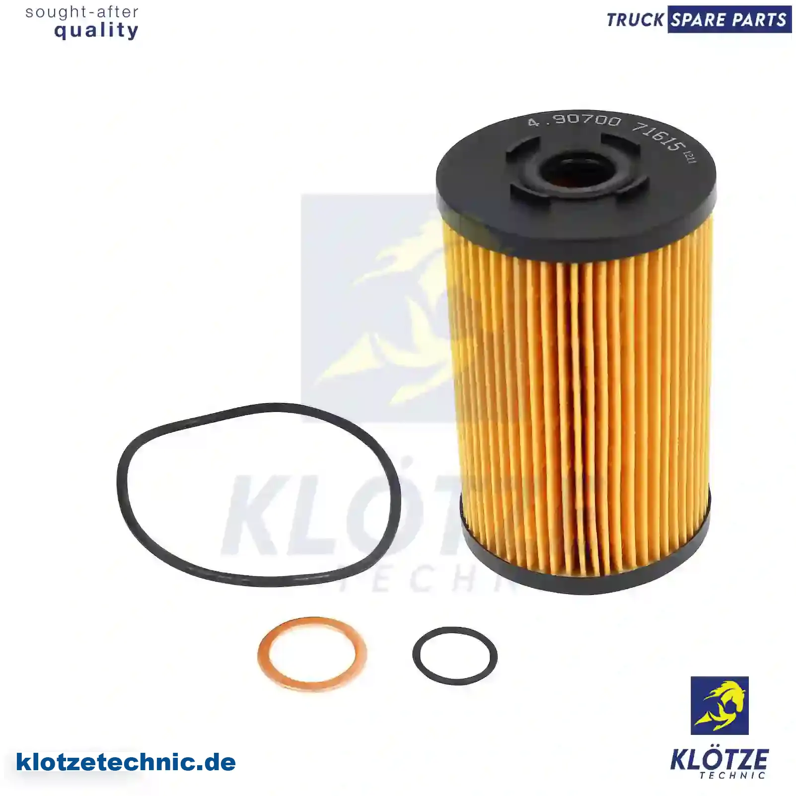 Oil filter insert, 3661800609, 3661800909, 3661840225, ZG01747-0008 || Klötze Technic Spare Part | Engine, Accelerator Pedal, Camshaft, Connecting Rod, Crankcase, Crankshaft, Cylinder Head, Engine Suspension Mountings, Exhaust Manifold, Exhaust Gas Recirculation, Filter Kits, Flywheel Housing, General Overhaul Kits, Engine, Intake Manifold, Oil Cleaner, Oil Cooler, Oil Filter, Oil Pump, Oil Sump, Piston & Liner, Sensor & Switch, Timing Case, Turbocharger, Cooling System, Belt Tensioner, Coolant Filter, Coolant Pipe, Corrosion Prevention Agent, Drive, Expansion Tank, Fan, Intercooler, Monitors & Gauges, Radiator, Thermostat, V-Belt / Timing belt, Water Pump, Fuel System, Electronical Injector Unit, Feed Pump, Fuel Filter, cpl., Fuel Gauge Sender,  Fuel Line, Fuel Pump, Fuel Tank, Injection Line Kit, Injection Pump, Exhaust System, Clutch & Pedal, Gearbox, Propeller Shaft, Axles, Brake System, Hubs & Wheels, Suspension, Leaf Spring, Universal Parts / Accessories, Steering, Electrical System, Cabin