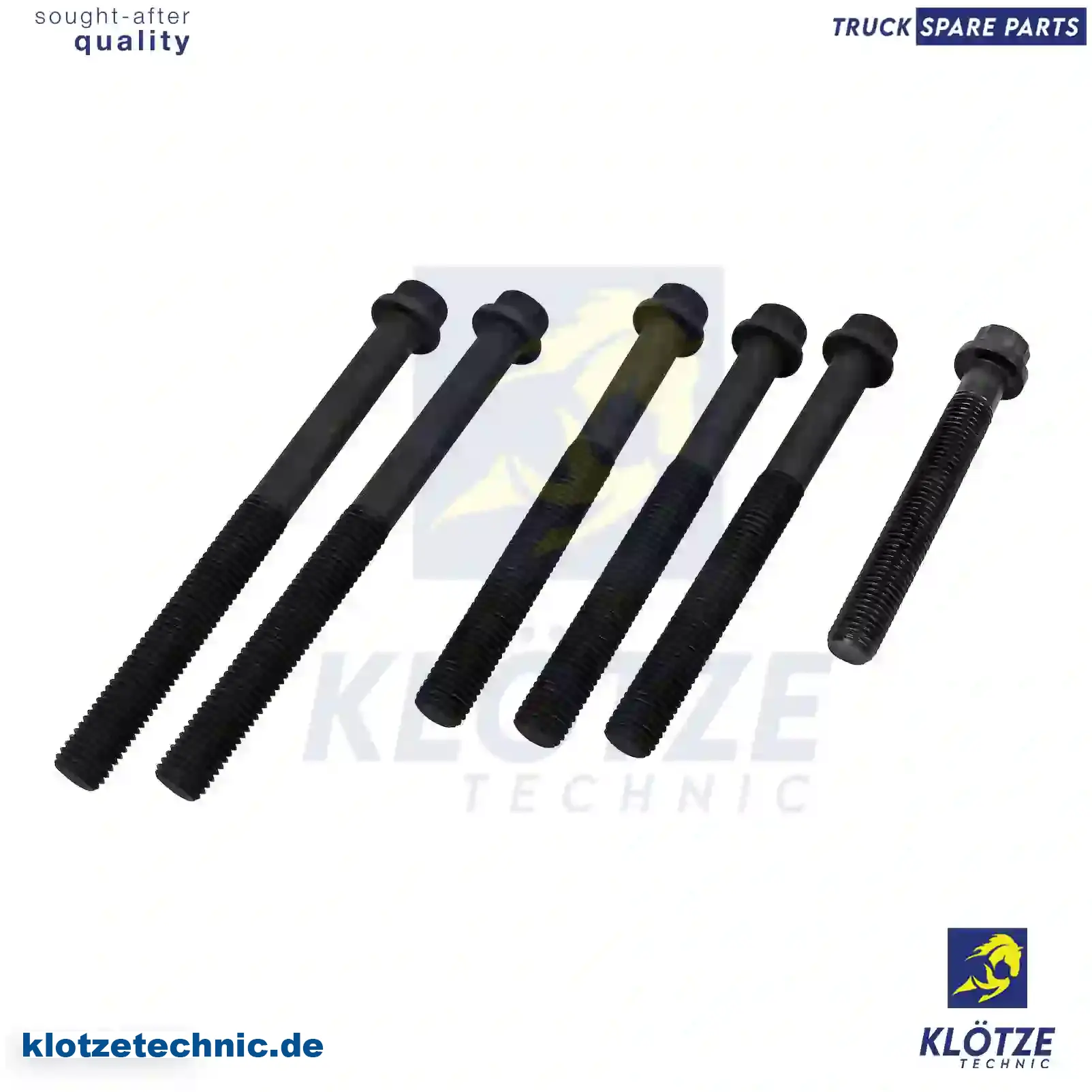 Cylinder head screw kit, 4229900201S, 4229900301S, 4229900401S || Klötze Technic Spare Part | Engine, Accelerator Pedal, Camshaft, Connecting Rod, Crankcase, Crankshaft, Cylinder Head, Engine Suspension Mountings, Exhaust Manifold, Exhaust Gas Recirculation, Filter Kits, Flywheel Housing, General Overhaul Kits, Engine, Intake Manifold, Oil Cleaner, Oil Cooler, Oil Filter, Oil Pump, Oil Sump, Piston & Liner, Sensor & Switch, Timing Case, Turbocharger, Cooling System, Belt Tensioner, Coolant Filter, Coolant Pipe, Corrosion Prevention Agent, Drive, Expansion Tank, Fan, Intercooler, Monitors & Gauges, Radiator, Thermostat, V-Belt / Timing belt, Water Pump, Fuel System, Electronical Injector Unit, Feed Pump, Fuel Filter, cpl., Fuel Gauge Sender,  Fuel Line, Fuel Pump, Fuel Tank, Injection Line Kit, Injection Pump, Exhaust System, Clutch & Pedal, Gearbox, Propeller Shaft, Axles, Brake System, Hubs & Wheels, Suspension, Leaf Spring, Universal Parts / Accessories, Steering, Electrical System, Cabin