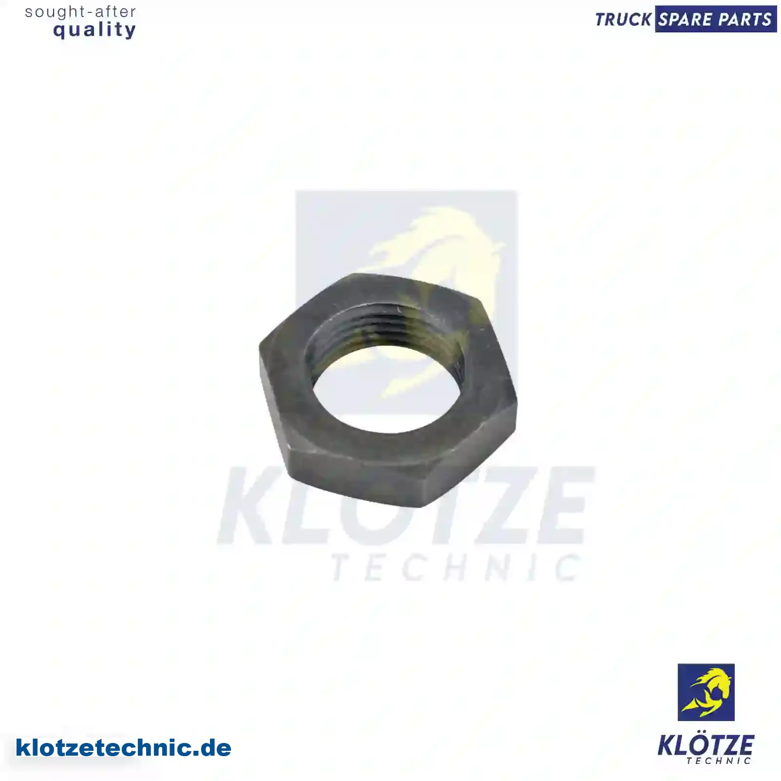 Nut, 51905010049, 3129900251, 4229900051, ZG01664-0008 || Klötze Technic Spare Part | Engine, Accelerator Pedal, Camshaft, Connecting Rod, Crankcase, Crankshaft, Cylinder Head, Engine Suspension Mountings, Exhaust Manifold, Exhaust Gas Recirculation, Filter Kits, Flywheel Housing, General Overhaul Kits, Engine, Intake Manifold, Oil Cleaner, Oil Cooler, Oil Filter, Oil Pump, Oil Sump, Piston & Liner, Sensor & Switch, Timing Case, Turbocharger, Cooling System, Belt Tensioner, Coolant Filter, Coolant Pipe, Corrosion Prevention Agent, Drive, Expansion Tank, Fan, Intercooler, Monitors & Gauges, Radiator, Thermostat, V-Belt / Timing belt, Water Pump, Fuel System, Electronical Injector Unit, Feed Pump, Fuel Filter, cpl., Fuel Gauge Sender,  Fuel Line, Fuel Pump, Fuel Tank, Injection Line Kit, Injection Pump, Exhaust System, Clutch & Pedal, Gearbox, Propeller Shaft, Axles, Brake System, Hubs & Wheels, Suspension, Leaf Spring, Universal Parts / Accessories, Steering, Electrical System, Cabin