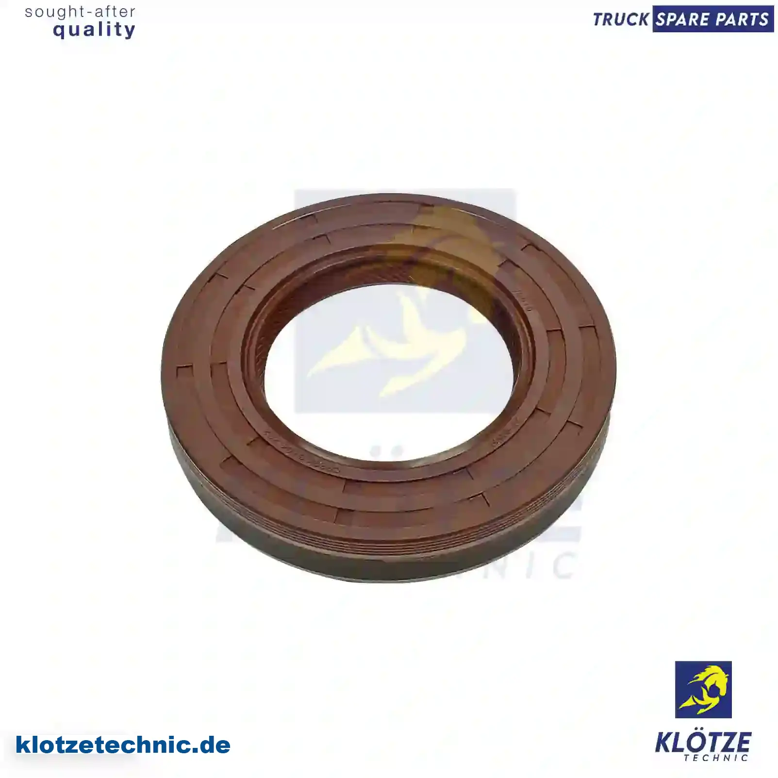 Oil seal, 500350049, 500350049, ZG02820-0008, , || Klötze Technic Spare Part | Engine, Accelerator Pedal, Camshaft, Connecting Rod, Crankcase, Crankshaft, Cylinder Head, Engine Suspension Mountings, Exhaust Manifold, Exhaust Gas Recirculation, Filter Kits, Flywheel Housing, General Overhaul Kits, Engine, Intake Manifold, Oil Cleaner, Oil Cooler, Oil Filter, Oil Pump, Oil Sump, Piston & Liner, Sensor & Switch, Timing Case, Turbocharger, Cooling System, Belt Tensioner, Coolant Filter, Coolant Pipe, Corrosion Prevention Agent, Drive, Expansion Tank, Fan, Intercooler, Monitors & Gauges, Radiator, Thermostat, V-Belt / Timing belt, Water Pump, Fuel System, Electronical Injector Unit, Feed Pump, Fuel Filter, cpl., Fuel Gauge Sender,  Fuel Line, Fuel Pump, Fuel Tank, Injection Line Kit, Injection Pump, Exhaust System, Clutch & Pedal, Gearbox, Propeller Shaft, Axles, Brake System, Hubs & Wheels, Suspension, Leaf Spring, Universal Parts / Accessories, Steering, Electrical System, Cabin