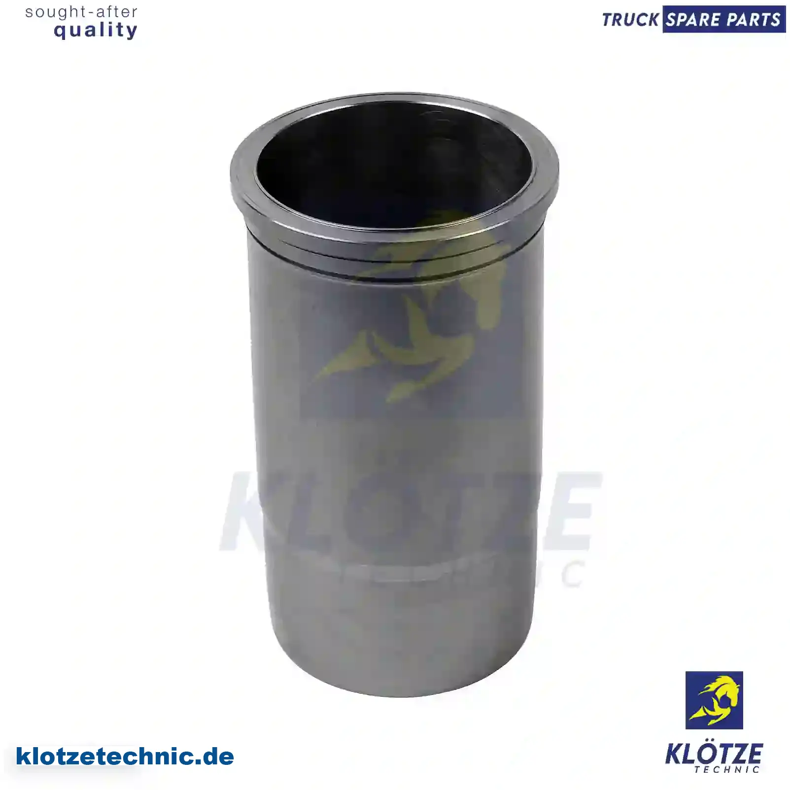 Cylinder liner, without seal rings, 5010359561, 7421106964, , || Klötze Technic Spare Part | Engine, Accelerator Pedal, Camshaft, Connecting Rod, Crankcase, Crankshaft, Cylinder Head, Engine Suspension Mountings, Exhaust Manifold, Exhaust Gas Recirculation, Filter Kits, Flywheel Housing, General Overhaul Kits, Engine, Intake Manifold, Oil Cleaner, Oil Cooler, Oil Filter, Oil Pump, Oil Sump, Piston & Liner, Sensor & Switch, Timing Case, Turbocharger, Cooling System, Belt Tensioner, Coolant Filter, Coolant Pipe, Corrosion Prevention Agent, Drive, Expansion Tank, Fan, Intercooler, Monitors & Gauges, Radiator, Thermostat, V-Belt / Timing belt, Water Pump, Fuel System, Electronical Injector Unit, Feed Pump, Fuel Filter, cpl., Fuel Gauge Sender,  Fuel Line, Fuel Pump, Fuel Tank, Injection Line Kit, Injection Pump, Exhaust System, Clutch & Pedal, Gearbox, Propeller Shaft, Axles, Brake System, Hubs & Wheels, Suspension, Leaf Spring, Universal Parts / Accessories, Steering, Electrical System, Cabin