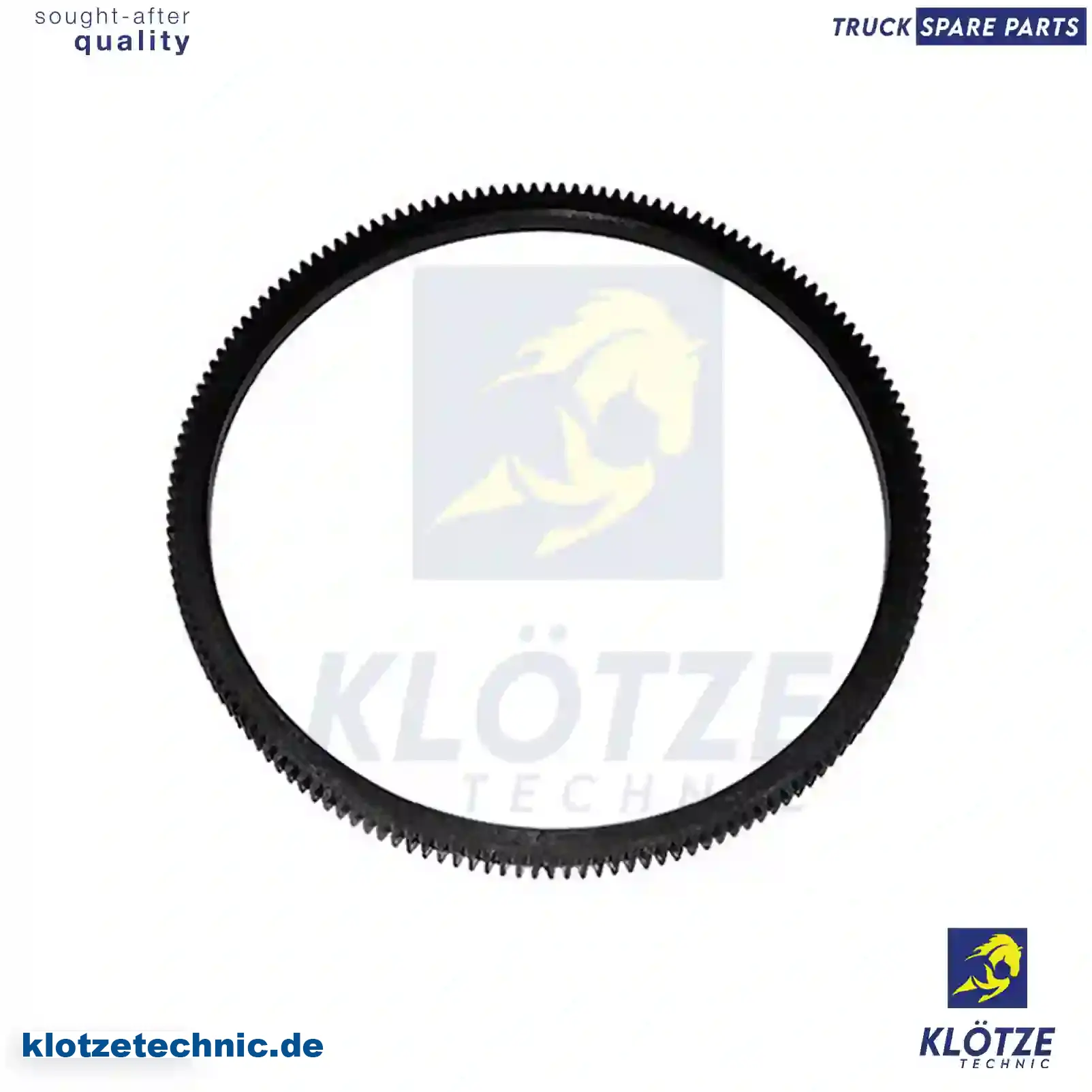 Ring gear, 1465409, 1487566, 1527913, 527913, ZG30442-0008 || Klötze Technic Spare Part | Engine, Accelerator Pedal, Camshaft, Connecting Rod, Crankcase, Crankshaft, Cylinder Head, Engine Suspension Mountings, Exhaust Manifold, Exhaust Gas Recirculation, Filter Kits, Flywheel Housing, General Overhaul Kits, Engine, Intake Manifold, Oil Cleaner, Oil Cooler, Oil Filter, Oil Pump, Oil Sump, Piston & Liner, Sensor & Switch, Timing Case, Turbocharger, Cooling System, Belt Tensioner, Coolant Filter, Coolant Pipe, Corrosion Prevention Agent, Drive, Expansion Tank, Fan, Intercooler, Monitors & Gauges, Radiator, Thermostat, V-Belt / Timing belt, Water Pump, Fuel System, Electronical Injector Unit, Feed Pump, Fuel Filter, cpl., Fuel Gauge Sender,  Fuel Line, Fuel Pump, Fuel Tank, Injection Line Kit, Injection Pump, Exhaust System, Clutch & Pedal, Gearbox, Propeller Shaft, Axles, Brake System, Hubs & Wheels, Suspension, Leaf Spring, Universal Parts / Accessories, Steering, Electrical System, Cabin