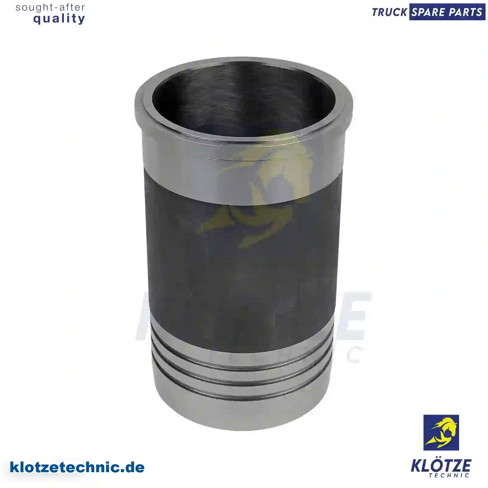 Cylinder liner, without seal rings, 500054921, 500338224, , || Klötze Technic Spare Part | Engine, Accelerator Pedal, Camshaft, Connecting Rod, Crankcase, Crankshaft, Cylinder Head, Engine Suspension Mountings, Exhaust Manifold, Exhaust Gas Recirculation, Filter Kits, Flywheel Housing, General Overhaul Kits, Engine, Intake Manifold, Oil Cleaner, Oil Cooler, Oil Filter, Oil Pump, Oil Sump, Piston & Liner, Sensor & Switch, Timing Case, Turbocharger, Cooling System, Belt Tensioner, Coolant Filter, Coolant Pipe, Corrosion Prevention Agent, Drive, Expansion Tank, Fan, Intercooler, Monitors & Gauges, Radiator, Thermostat, V-Belt / Timing belt, Water Pump, Fuel System, Electronical Injector Unit, Feed Pump, Fuel Filter, cpl., Fuel Gauge Sender,  Fuel Line, Fuel Pump, Fuel Tank, Injection Line Kit, Injection Pump, Exhaust System, Clutch & Pedal, Gearbox, Propeller Shaft, Axles, Brake System, Hubs & Wheels, Suspension, Leaf Spring, Universal Parts / Accessories, Steering, Electrical System, Cabin