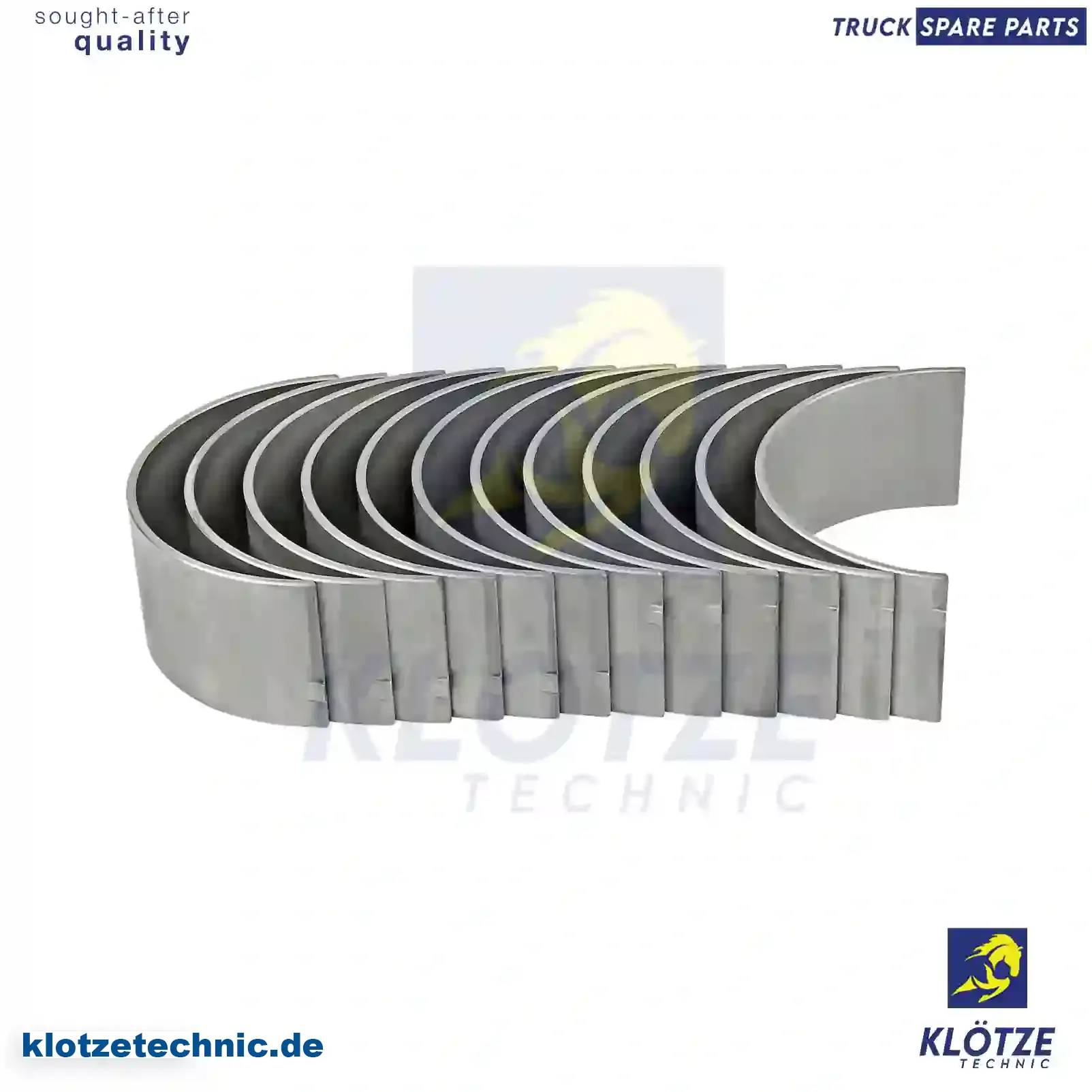 Con rod bearing kit, 1372561, 1372561S, 1457000, 1457000S, 1621000, 1621000S, ZG02550-0008 || Klötze Technic Spare Part | Engine, Accelerator Pedal, Camshaft, Connecting Rod, Crankcase, Crankshaft, Cylinder Head, Engine Suspension Mountings, Exhaust Manifold, Exhaust Gas Recirculation, Filter Kits, Flywheel Housing, General Overhaul Kits, Engine, Intake Manifold, Oil Cleaner, Oil Cooler, Oil Filter, Oil Pump, Oil Sump, Piston & Liner, Sensor & Switch, Timing Case, Turbocharger, Cooling System, Belt Tensioner, Coolant Filter, Coolant Pipe, Corrosion Prevention Agent, Drive, Expansion Tank, Fan, Intercooler, Monitors & Gauges, Radiator, Thermostat, V-Belt / Timing belt, Water Pump, Fuel System, Electronical Injector Unit, Feed Pump, Fuel Filter, cpl., Fuel Gauge Sender,  Fuel Line, Fuel Pump, Fuel Tank, Injection Line Kit, Injection Pump, Exhaust System, Clutch & Pedal, Gearbox, Propeller Shaft, Axles, Brake System, Hubs & Wheels, Suspension, Leaf Spring, Universal Parts / Accessories, Steering, Electrical System, Cabin