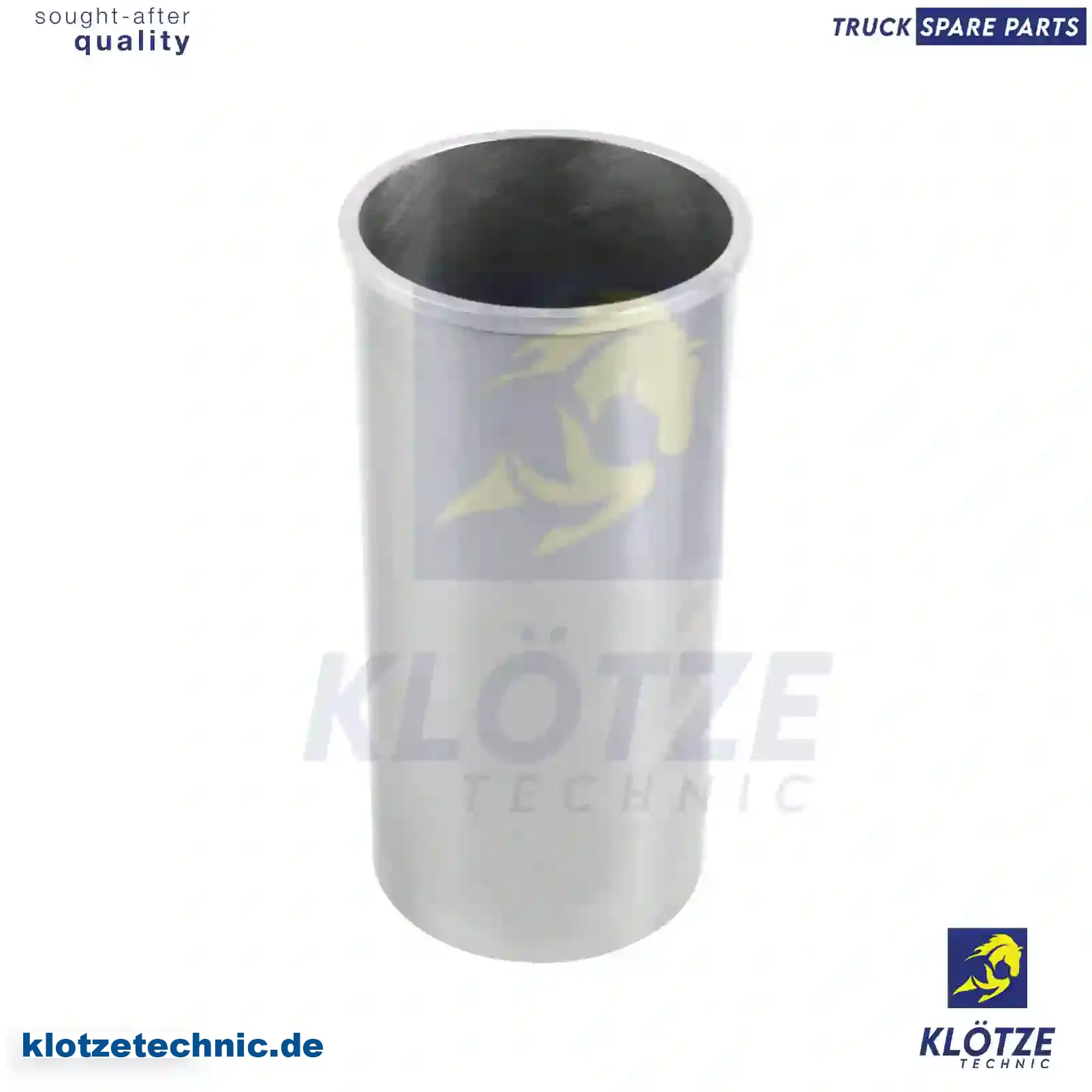 Cylinder liner, without seal rings, 1298412, 1340541, 1622357, 1699332, ZG01084-0008 || Klötze Technic Spare Part | Engine, Accelerator Pedal, Camshaft, Connecting Rod, Crankcase, Crankshaft, Cylinder Head, Engine Suspension Mountings, Exhaust Manifold, Exhaust Gas Recirculation, Filter Kits, Flywheel Housing, General Overhaul Kits, Engine, Intake Manifold, Oil Cleaner, Oil Cooler, Oil Filter, Oil Pump, Oil Sump, Piston & Liner, Sensor & Switch, Timing Case, Turbocharger, Cooling System, Belt Tensioner, Coolant Filter, Coolant Pipe, Corrosion Prevention Agent, Drive, Expansion Tank, Fan, Intercooler, Monitors & Gauges, Radiator, Thermostat, V-Belt / Timing belt, Water Pump, Fuel System, Electronical Injector Unit, Feed Pump, Fuel Filter, cpl., Fuel Gauge Sender,  Fuel Line, Fuel Pump, Fuel Tank, Injection Line Kit, Injection Pump, Exhaust System, Clutch & Pedal, Gearbox, Propeller Shaft, Axles, Brake System, Hubs & Wheels, Suspension, Leaf Spring, Universal Parts / Accessories, Steering, Electrical System, Cabin