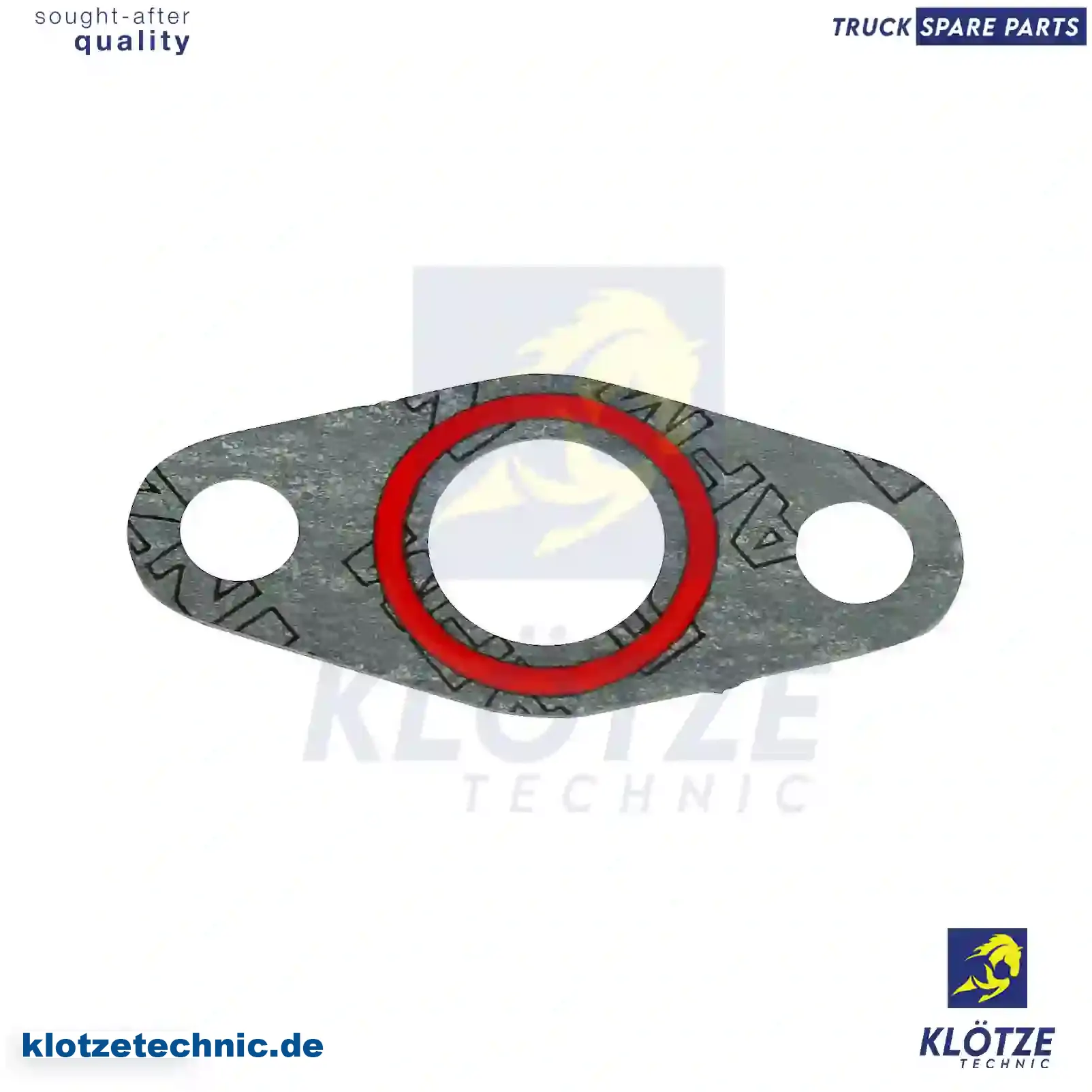 Gasket, turbocharger, 1399683 || Klötze Technic Spare Part | Engine, Accelerator Pedal, Camshaft, Connecting Rod, Crankcase, Crankshaft, Cylinder Head, Engine Suspension Mountings, Exhaust Manifold, Exhaust Gas Recirculation, Filter Kits, Flywheel Housing, General Overhaul Kits, Engine, Intake Manifold, Oil Cleaner, Oil Cooler, Oil Filter, Oil Pump, Oil Sump, Piston & Liner, Sensor & Switch, Timing Case, Turbocharger, Cooling System, Belt Tensioner, Coolant Filter, Coolant Pipe, Corrosion Prevention Agent, Drive, Expansion Tank, Fan, Intercooler, Monitors & Gauges, Radiator, Thermostat, V-Belt / Timing belt, Water Pump, Fuel System, Electronical Injector Unit, Feed Pump, Fuel Filter, cpl., Fuel Gauge Sender,  Fuel Line, Fuel Pump, Fuel Tank, Injection Line Kit, Injection Pump, Exhaust System, Clutch & Pedal, Gearbox, Propeller Shaft, Axles, Brake System, Hubs & Wheels, Suspension, Leaf Spring, Universal Parts / Accessories, Steering, Electrical System, Cabin