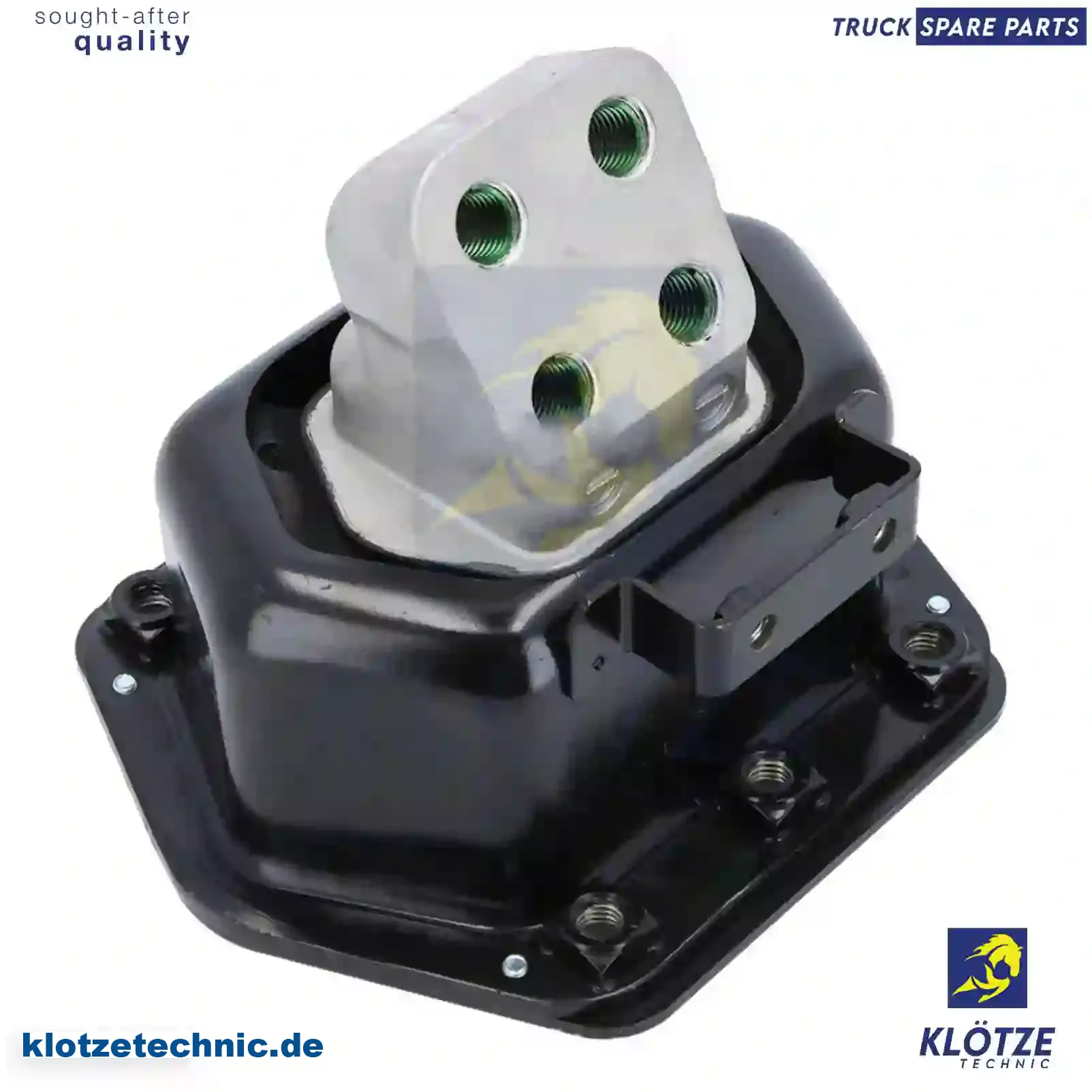 Engine mounting, 1806722 || Klötze Technic Spare Part | Engine, Accelerator Pedal, Camshaft, Connecting Rod, Crankcase, Crankshaft, Cylinder Head, Engine Suspension Mountings, Exhaust Manifold, Exhaust Gas Recirculation, Filter Kits, Flywheel Housing, General Overhaul Kits, Engine, Intake Manifold, Oil Cleaner, Oil Cooler, Oil Filter, Oil Pump, Oil Sump, Piston & Liner, Sensor & Switch, Timing Case, Turbocharger, Cooling System, Belt Tensioner, Coolant Filter, Coolant Pipe, Corrosion Prevention Agent, Drive, Expansion Tank, Fan, Intercooler, Monitors & Gauges, Radiator, Thermostat, V-Belt / Timing belt, Water Pump, Fuel System, Electronical Injector Unit, Feed Pump, Fuel Filter, cpl., Fuel Gauge Sender,  Fuel Line, Fuel Pump, Fuel Tank, Injection Line Kit, Injection Pump, Exhaust System, Clutch & Pedal, Gearbox, Propeller Shaft, Axles, Brake System, Hubs & Wheels, Suspension, Leaf Spring, Universal Parts / Accessories, Steering, Electrical System, Cabin